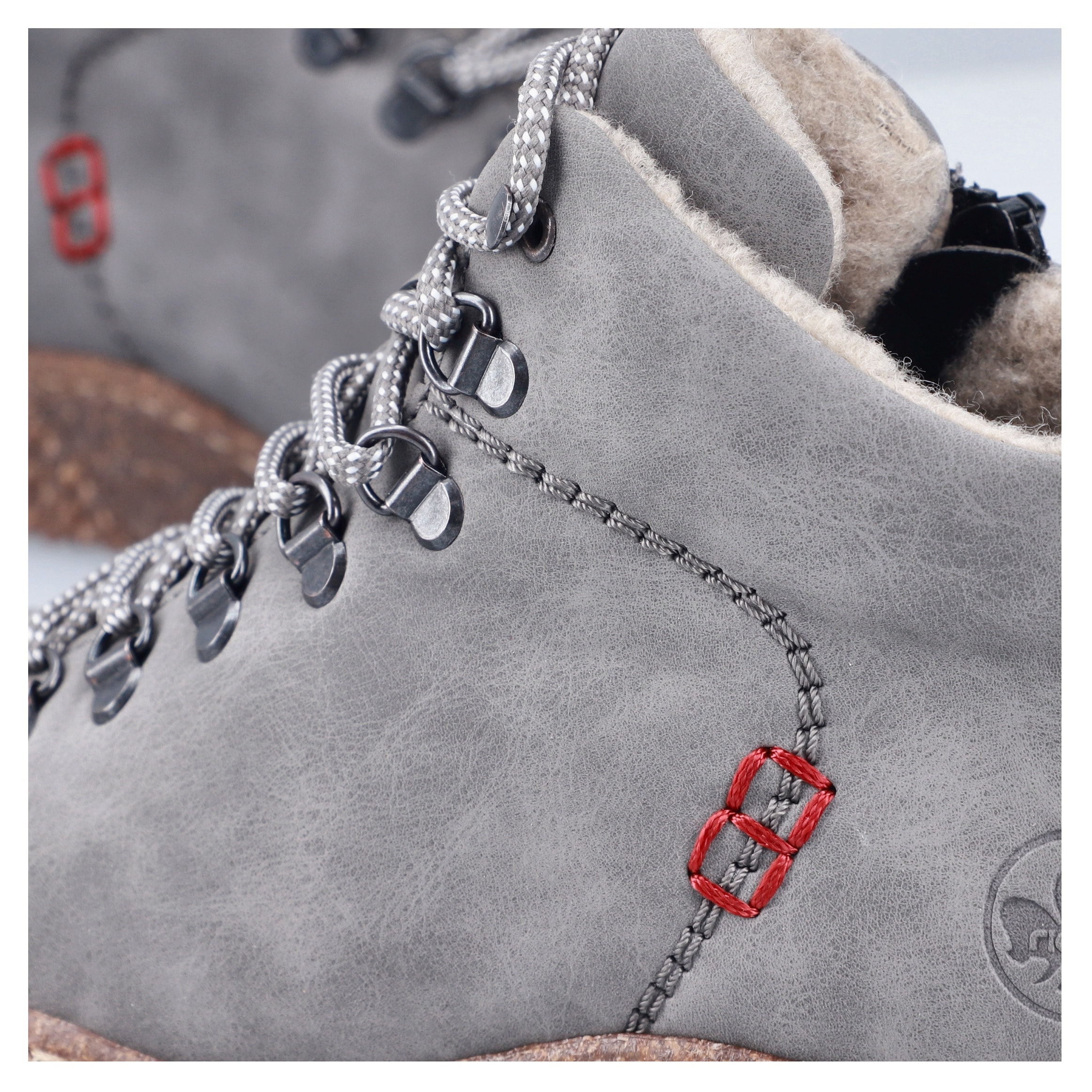 Rieker Winterboots  Schnürboots, Stiefelette, Profilsohle, mit Anziehlasche