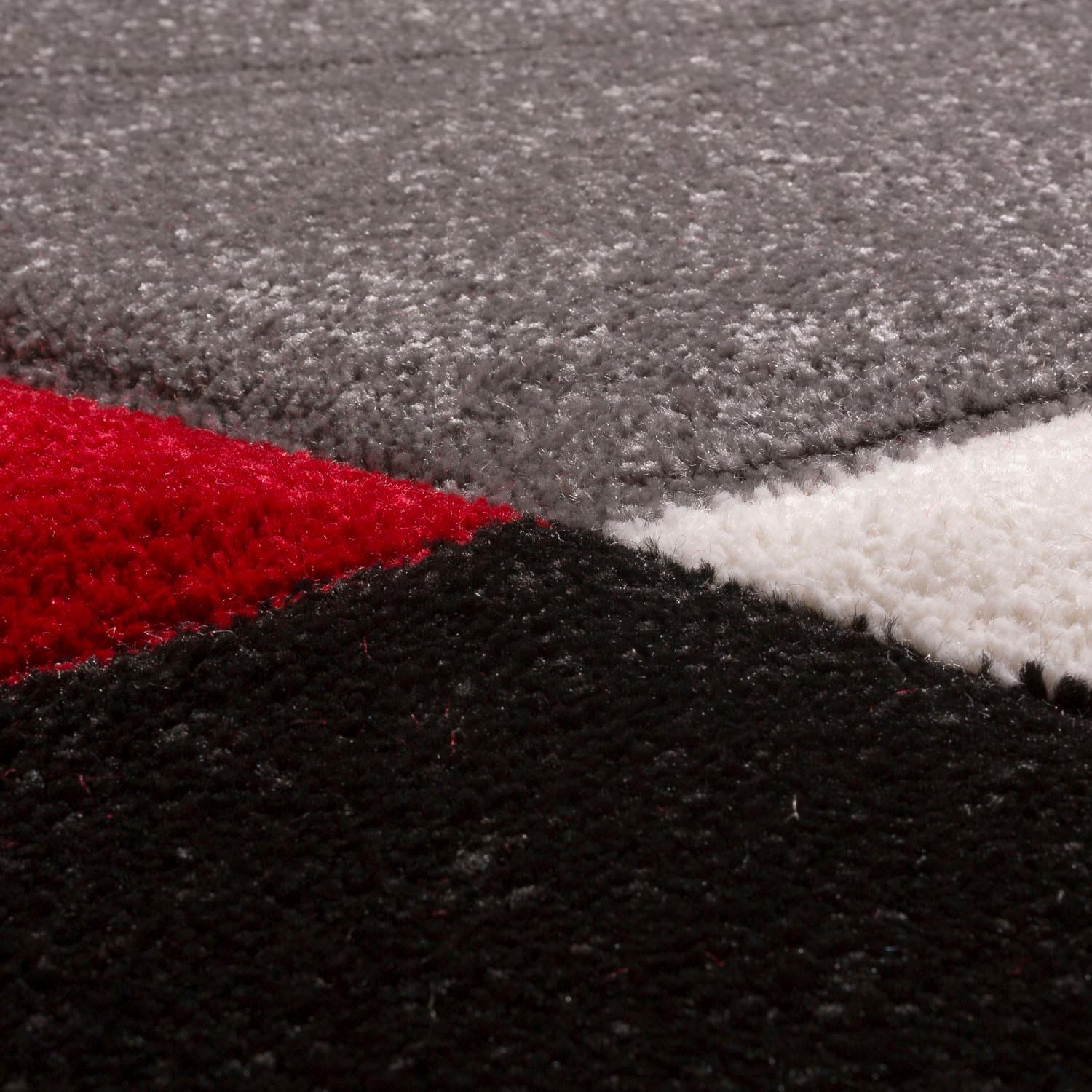 Paco Home Chemin de table »Diamond 664« Rectangulaire 18 mm Höhe Teppich-Läufer, Kurzflor, 3D-Design, modernes geometrisches Muster