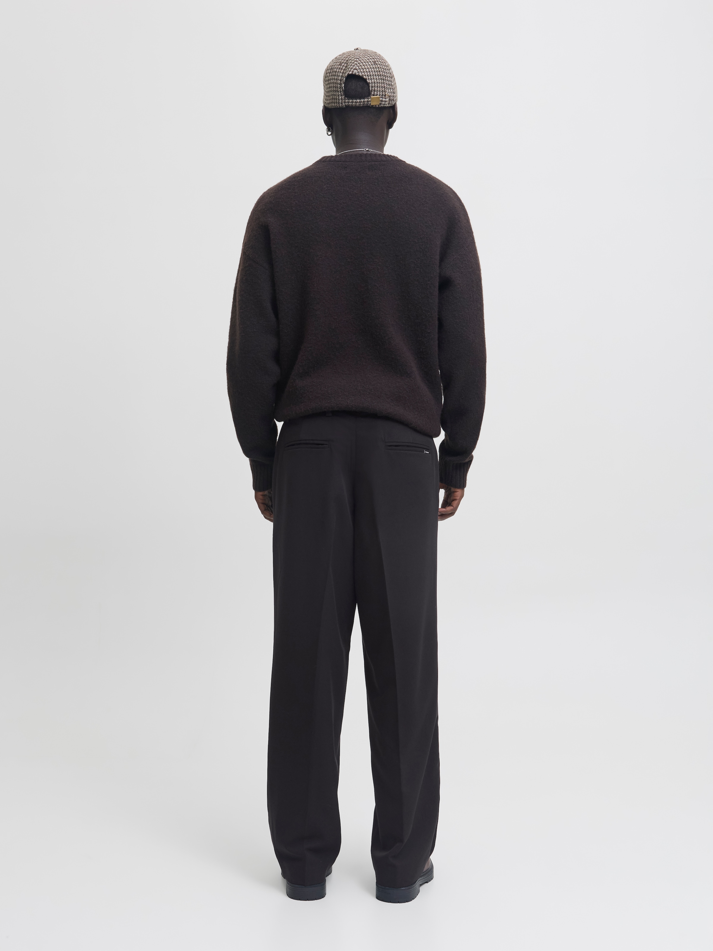 Jack & Jones Pantalon de costume »JPSTBILL TOBY CHINO NOOS«  Mélange de matières, coupe ample, taille basse