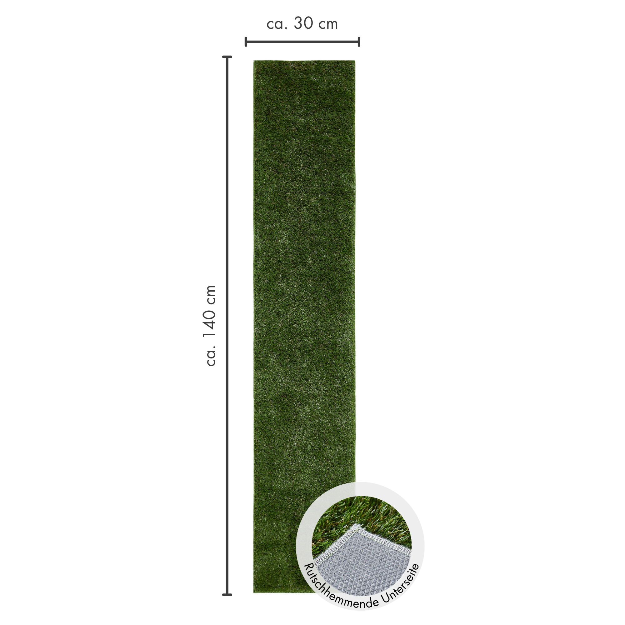 Andiamo Tischläufer »Kuba, ideale Tischdeko für Fussball Fans« Kunstrasen, 30/140 cm, natürliche Optik, waschbar