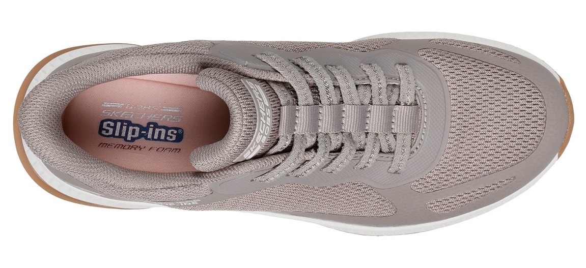 Skechers Baskets slip-on »BOBS SQUAD 4«  Slipper, Freizeitschuh, Halbschuh mit Memory Foam