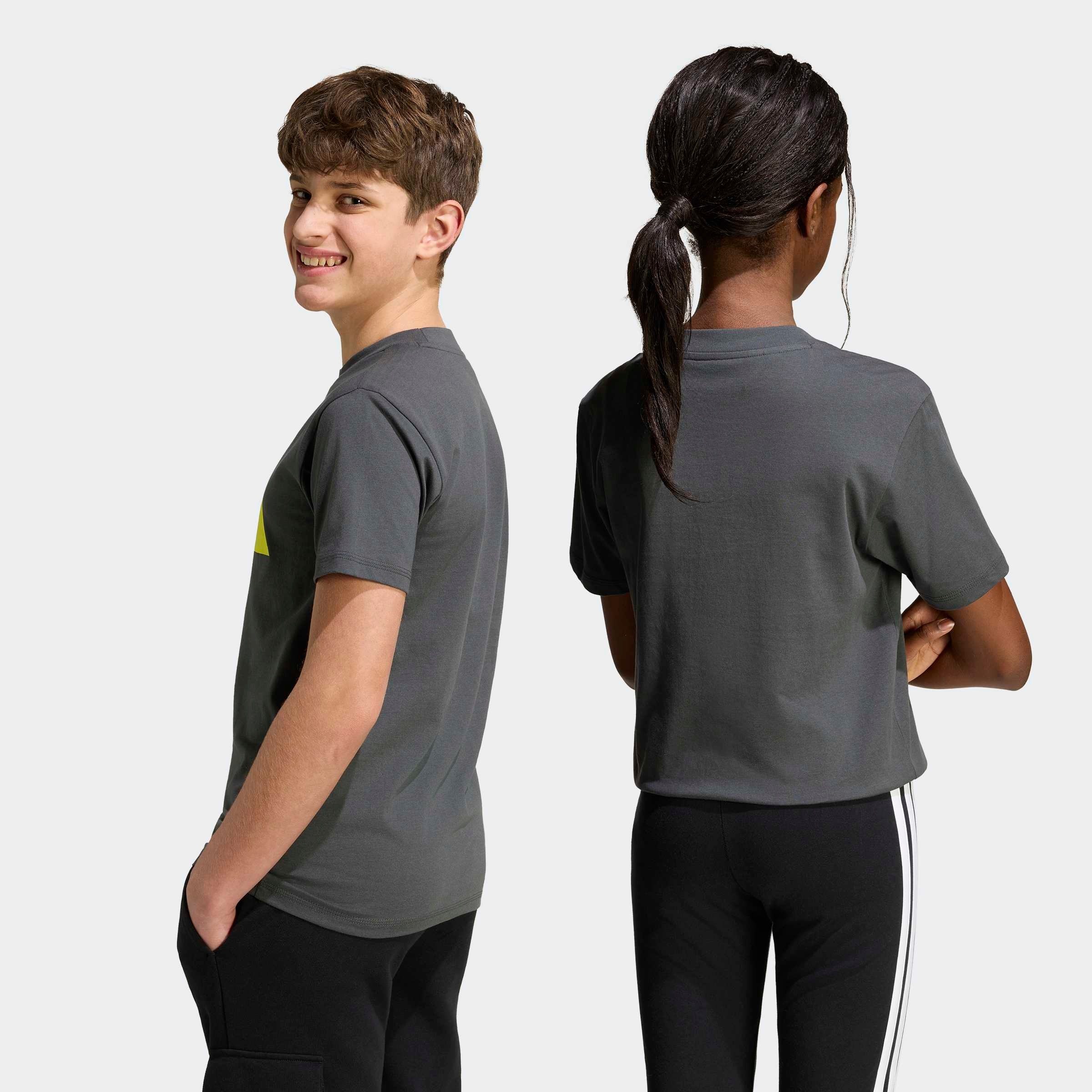 adidas Sportswear T-shirt »ESSENTIALS KIDS« pour enfants et adolescents, avec encolure ronde, en 100 % coton