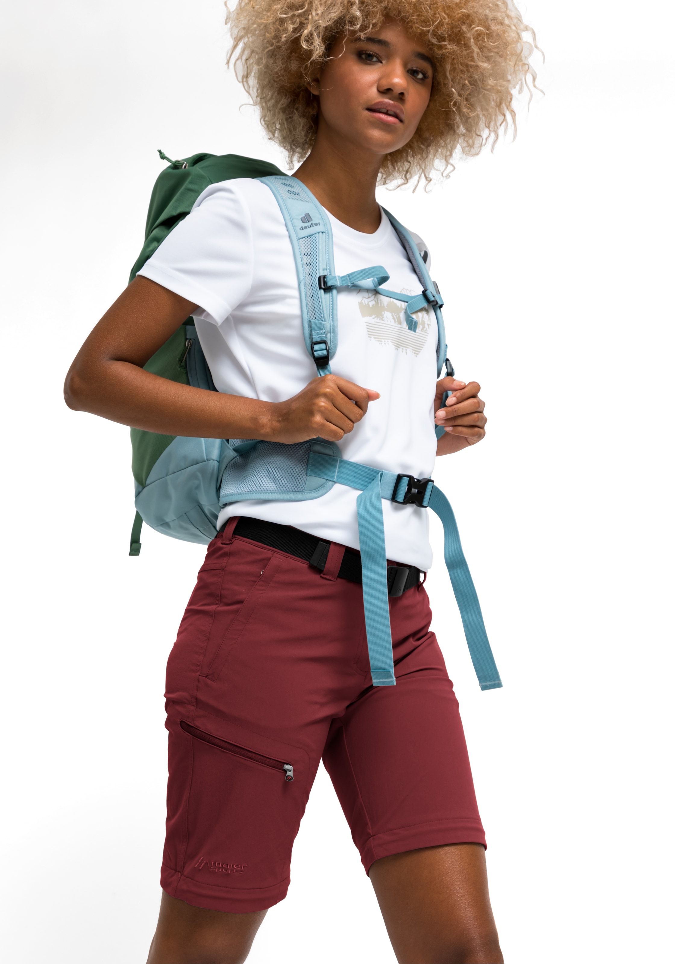 Maier Sports Pantalon fonctionnel »Nata«  Damen Wanderhose, zipp-off Outdoor-Hose, 3 Taschen, Regular Fit