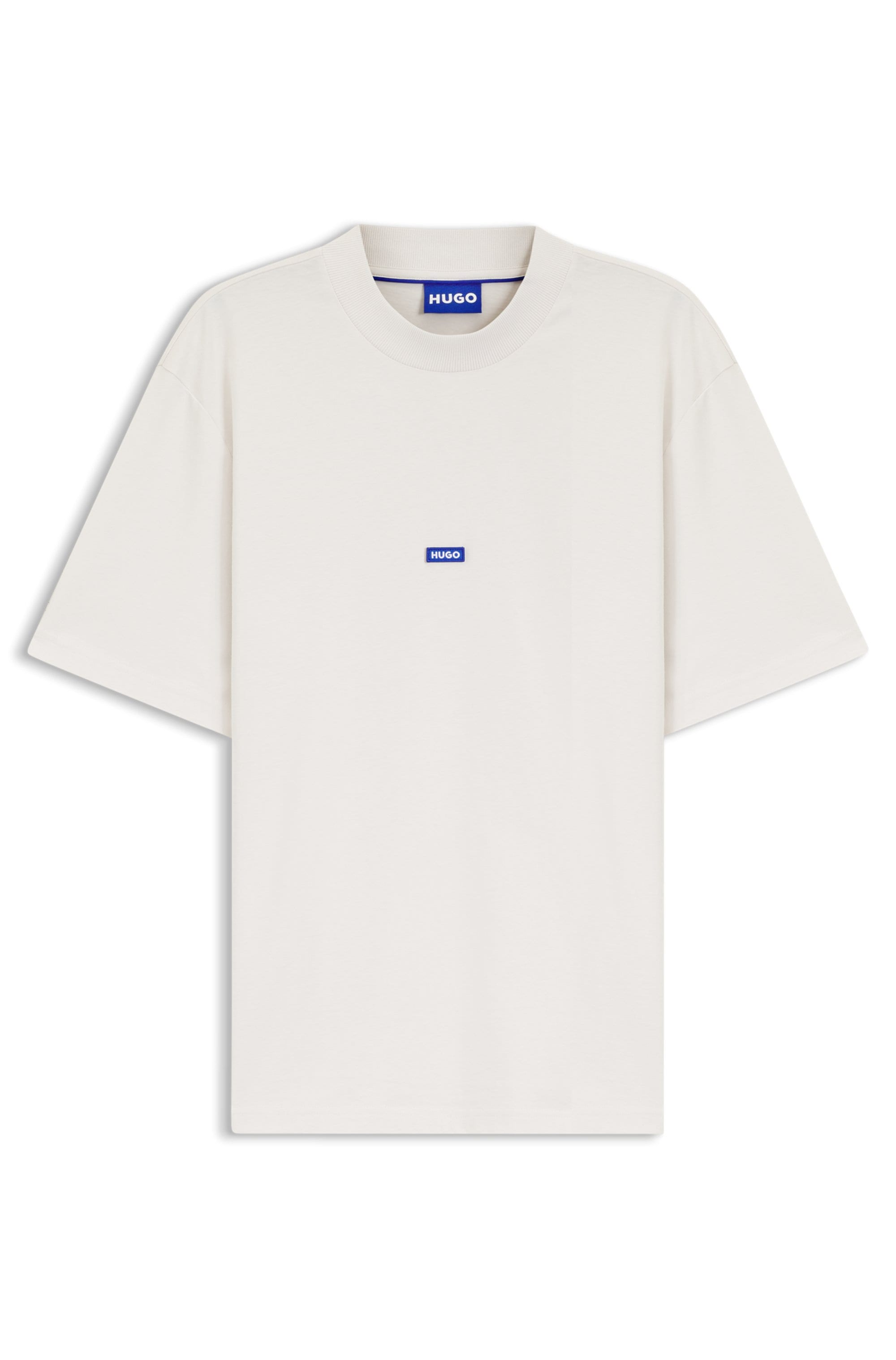 HUGO Blue T-Shirt »Nieros« mit Logo-Patch