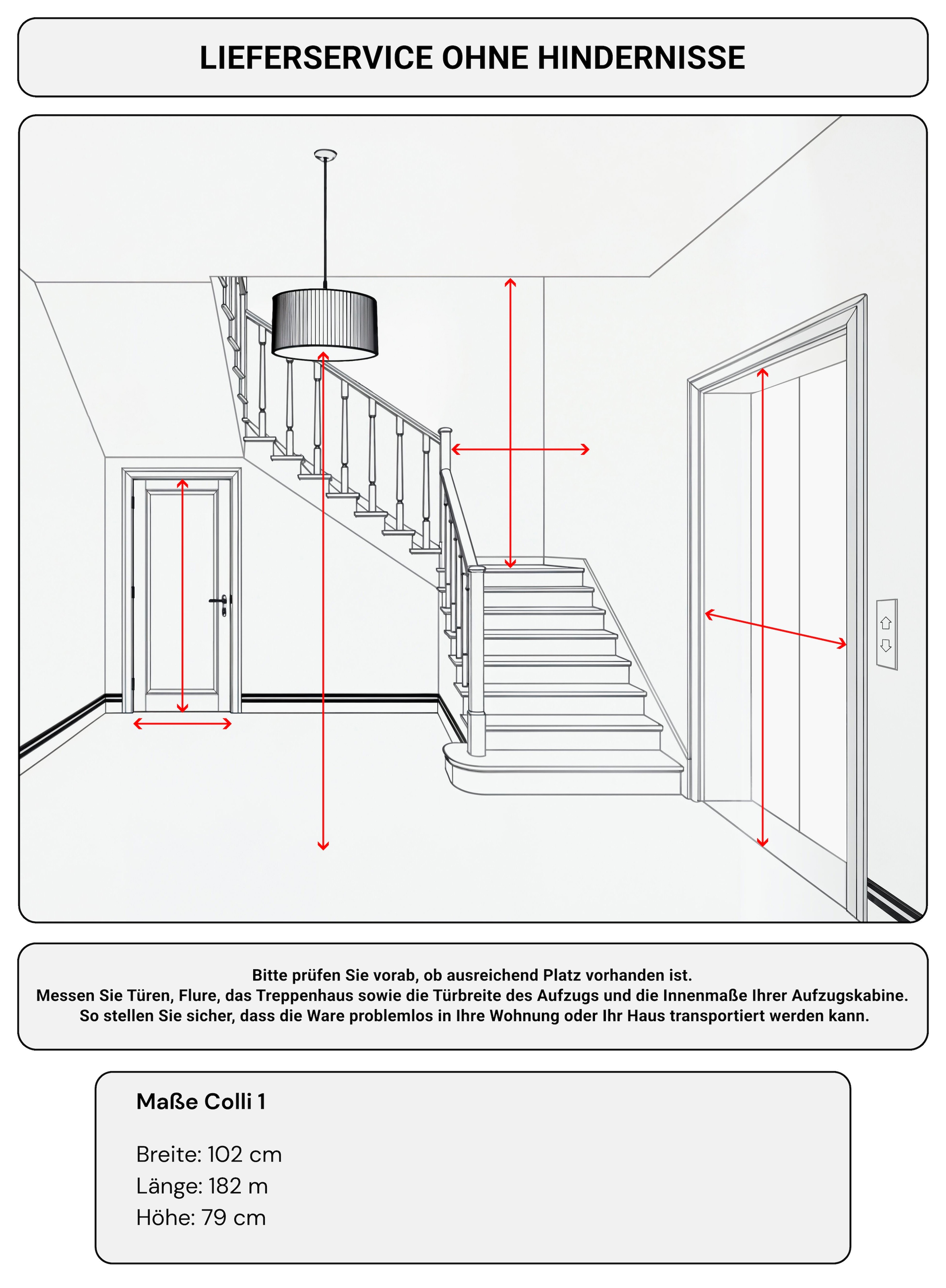 Home affaire 2-places »APERIRE Design-Sofa, moderne Steppung, Breite 180 cm« mit Wellenunterfederung, gemütlich und modern, komfortables Sitzgefühl