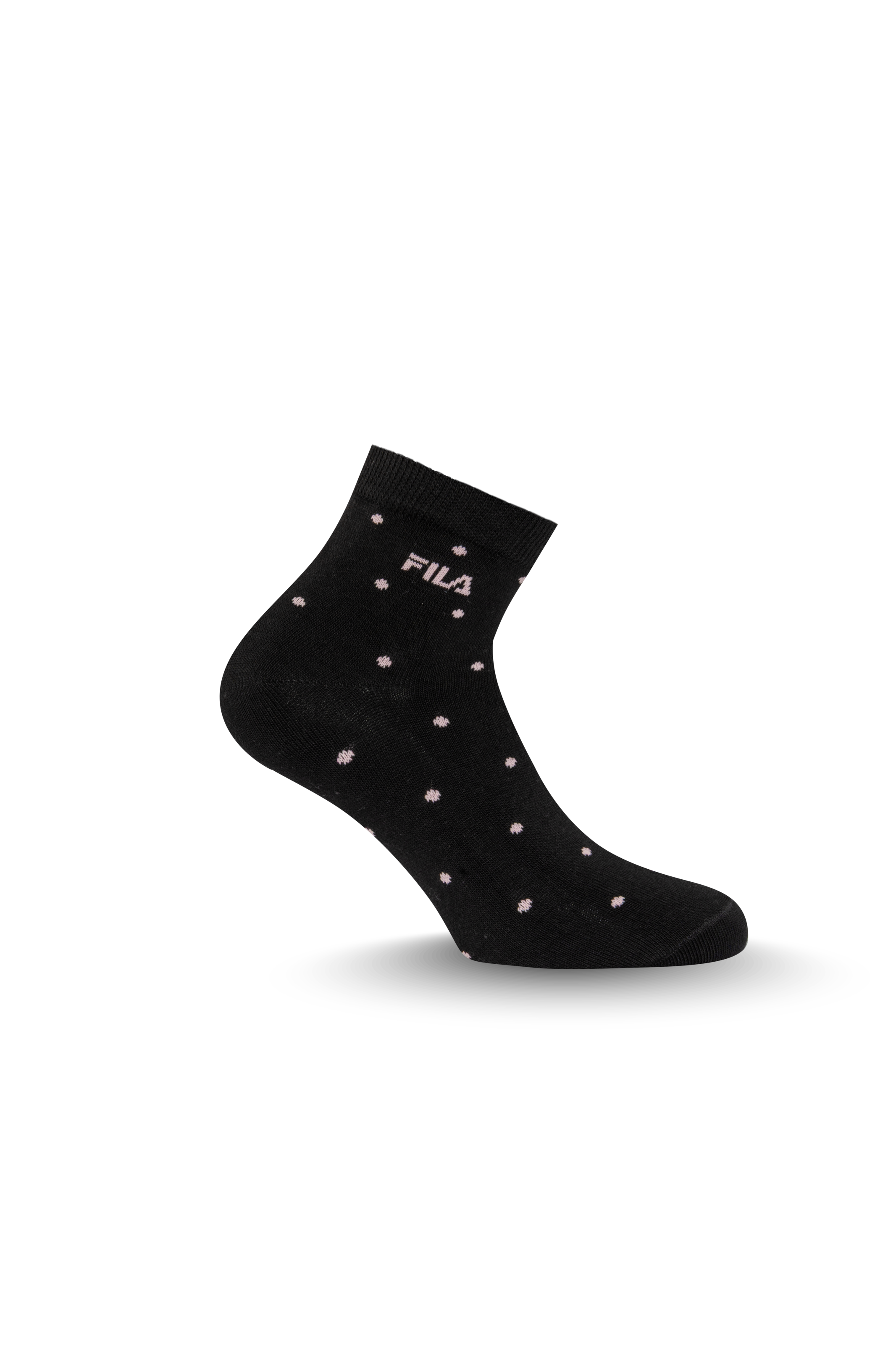 Fila Chaussettes courtes 3 Paar,  mit schmalem Rippenbündchen, gepunktet, Cotton-Mix