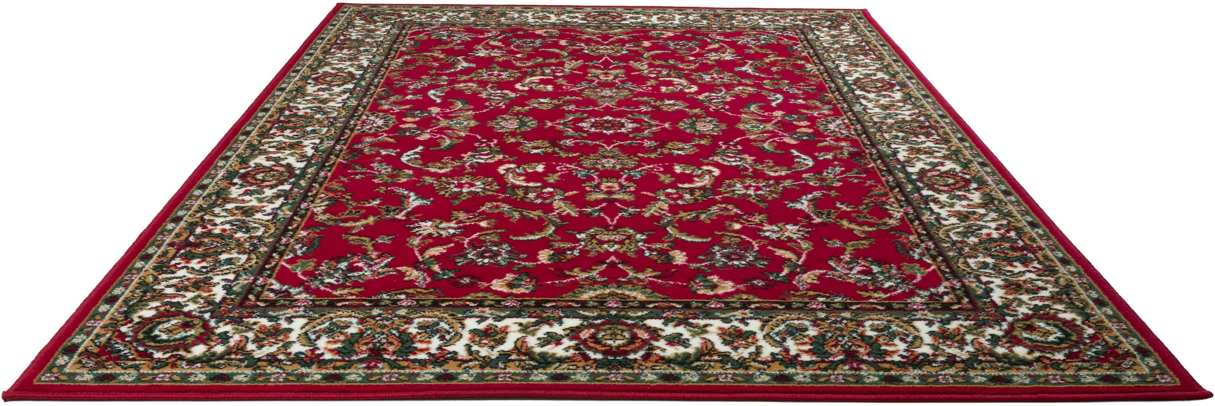 GOODproduct Tapis »Ezzo, mit Bordüre, Kurzflor, Made in Belgium« Rectangulaire 7 mm Höhe aspect orient, tapis, salon, salle à manger, chambre à coucher