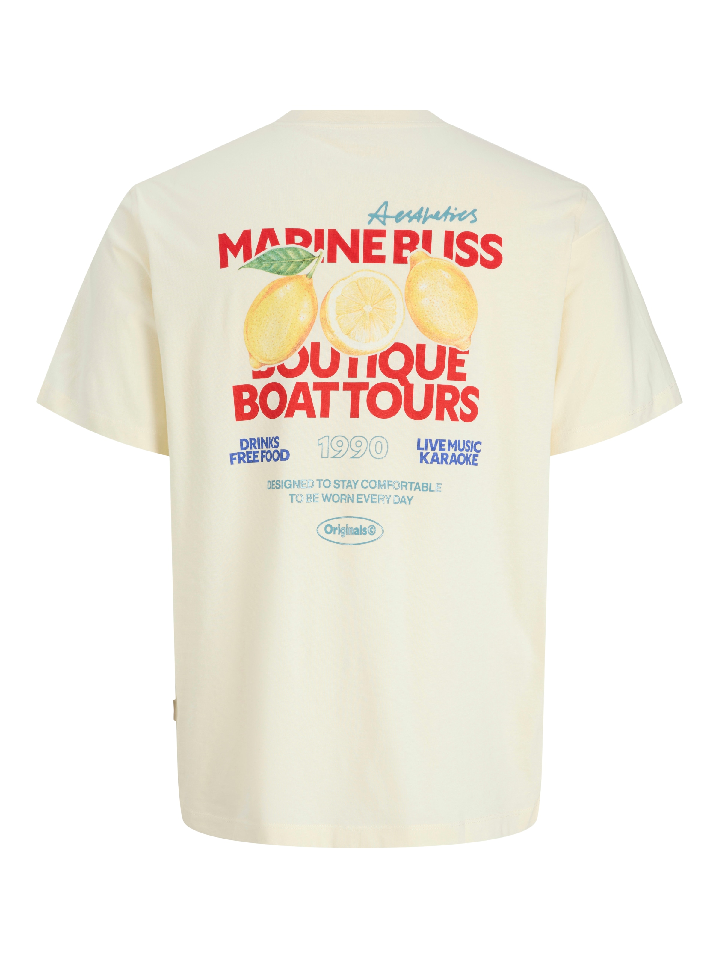 Jack & Jones T-Shirt »JORRIVIERA VINTAGE POSTER BACK TEE SS CN« mit Print