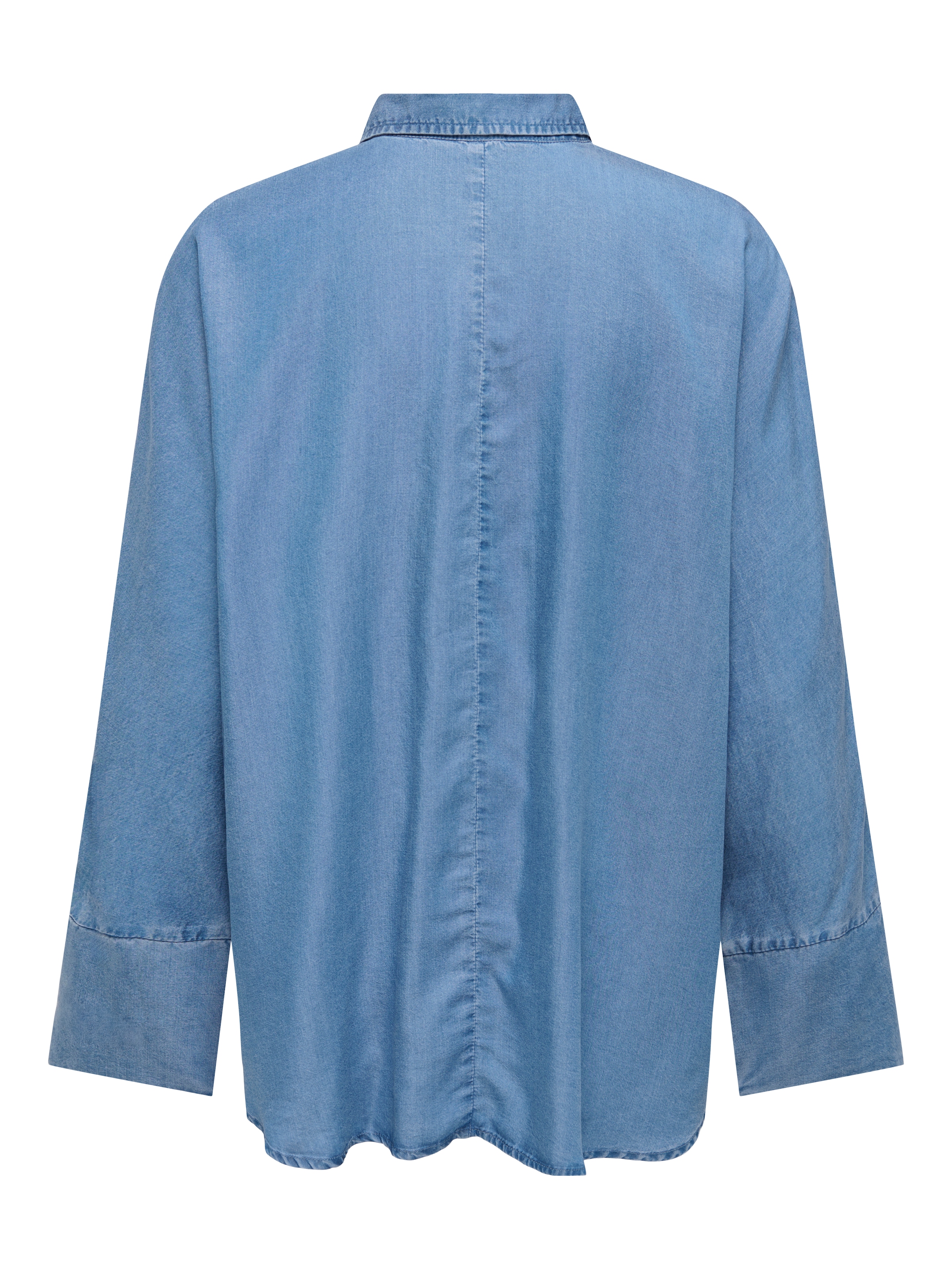 ONLY Blouse en jean »ONLGRACE-CHARIS LIFE L/S SHIRT WVN CS FR« viscose, aspect denim
