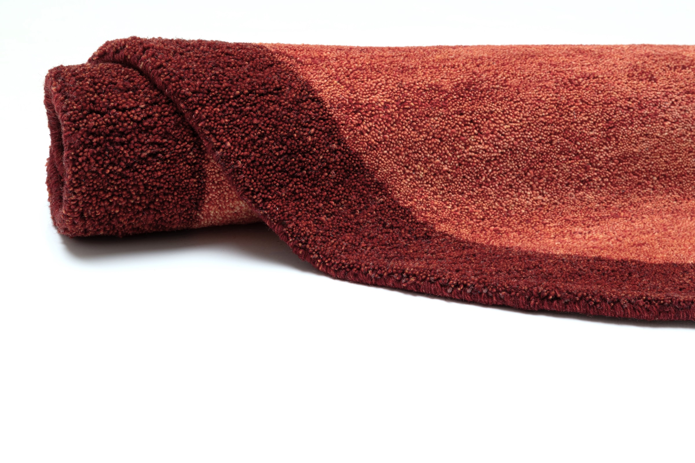 THEKO Tapis en laine »Gabbeh Super, Handweb, Teppich, Bordüre, reine Wolle« ovale 9 mm Höhe Schlafzimmer, Wohnzimmer, Esszimmer, auch als Läufer, eckig  oder rund