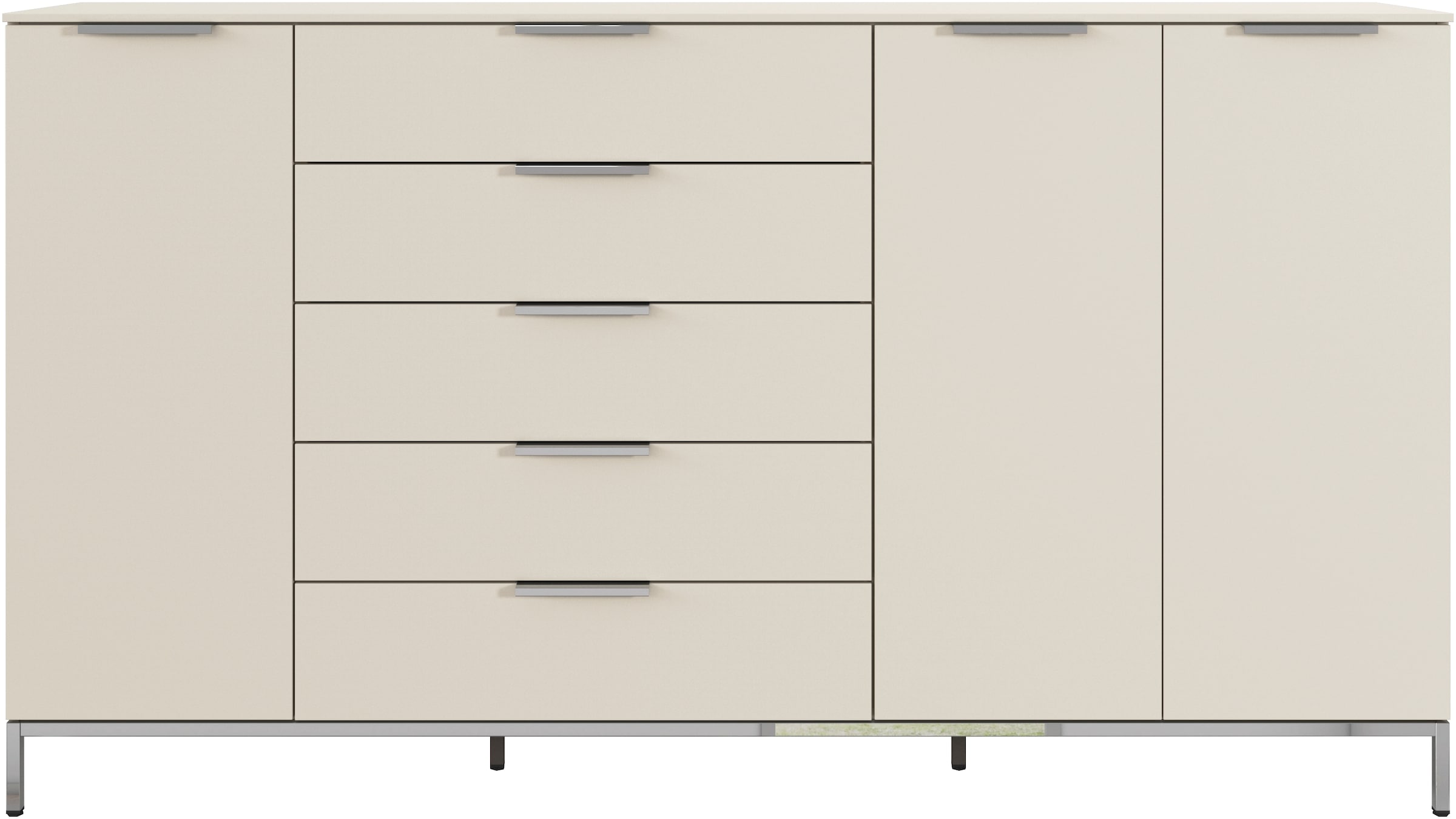 rauch Kombikommode »Kommode Türkommode Sideboard Kombikommode FLIPP« Breite 200 cm mit 4 Einlegeböden,  3-türig mit  5 Schubladen und Soft-Close-Funktion