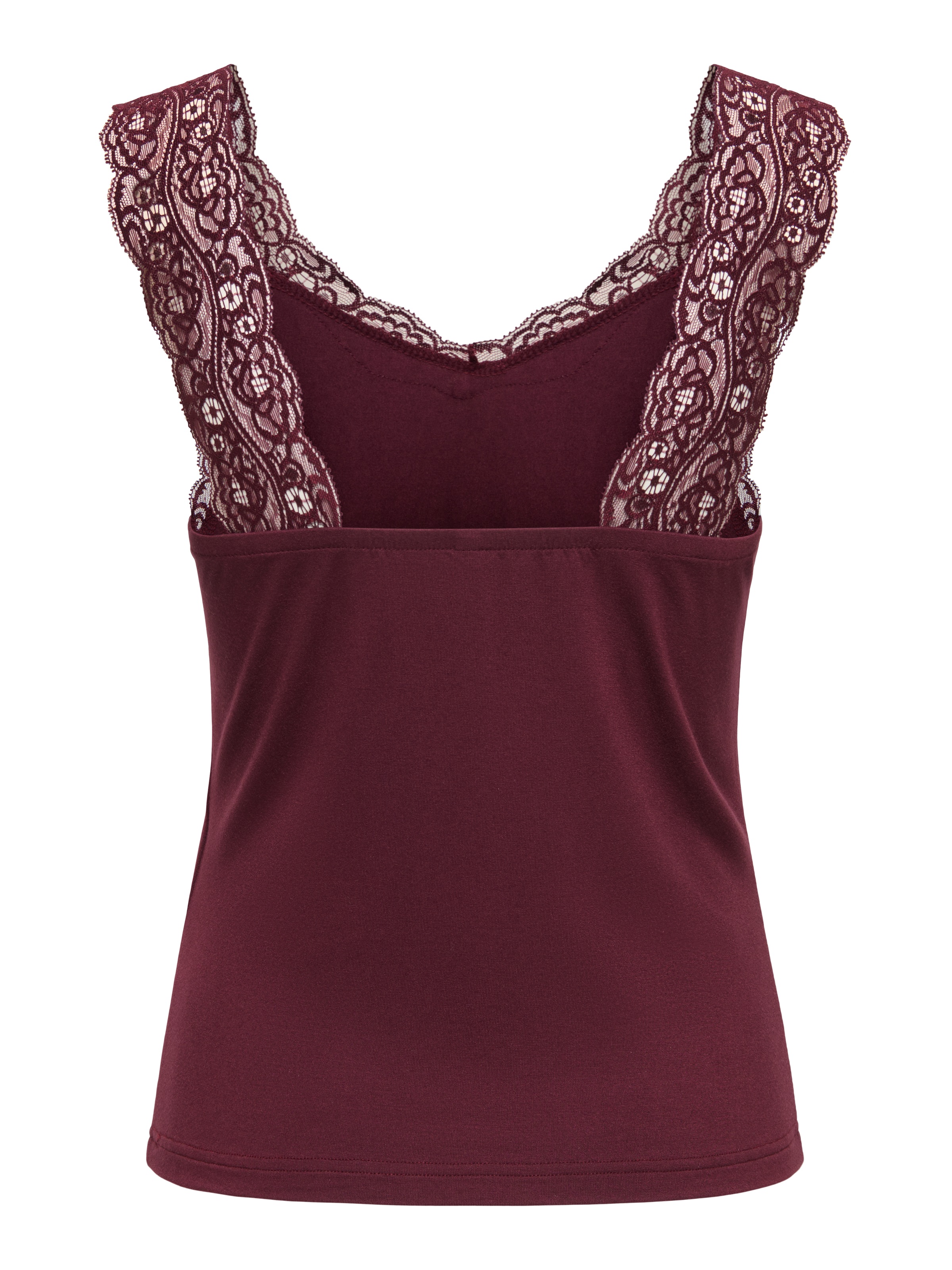 ONLY Top en dentelle »ONLLUNI TANK TOP WITH LACE DETAIL CS JRS« Viskosemischung, regular fit