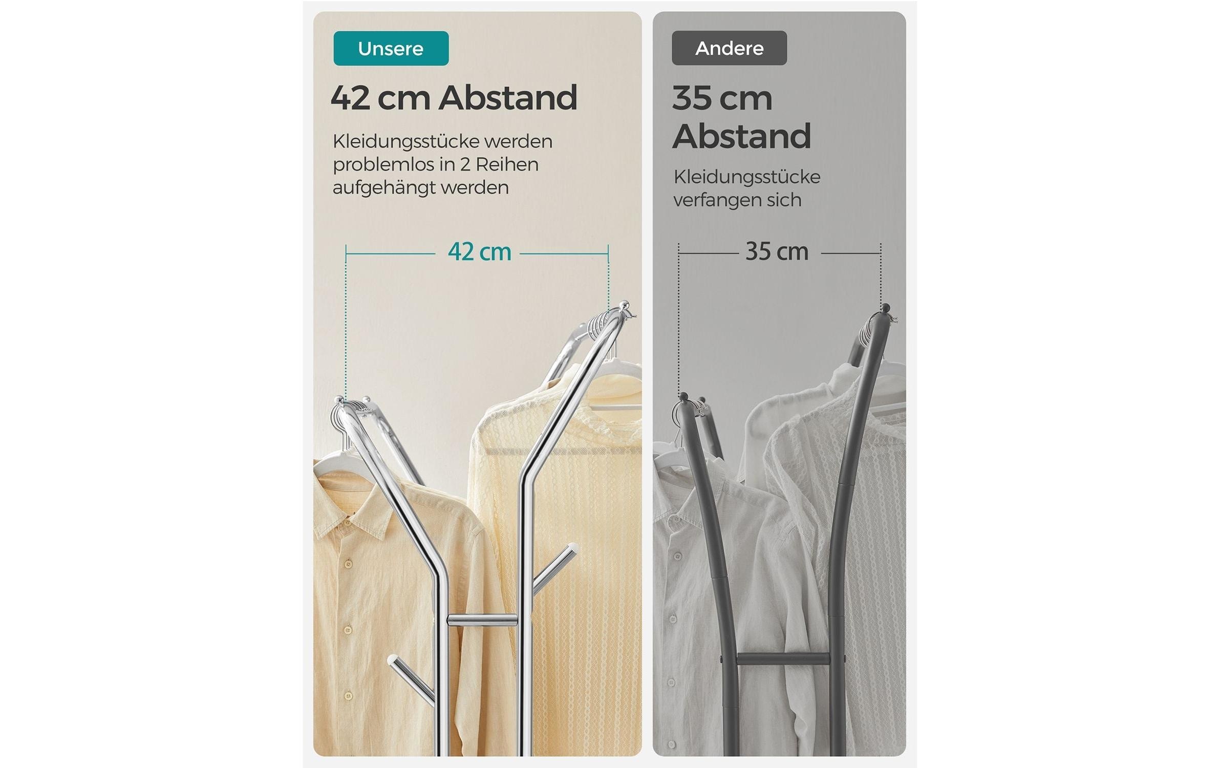 SONGMICS Porte-manteau »mit doppelter Kleiderstange«