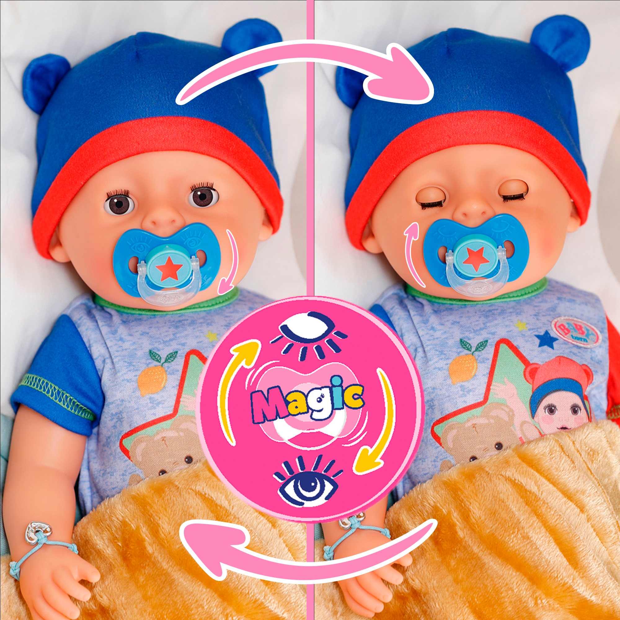 Baby Born Poupée bébé »Jonas, 43 cm« mit 10 lebensechten Funktionen