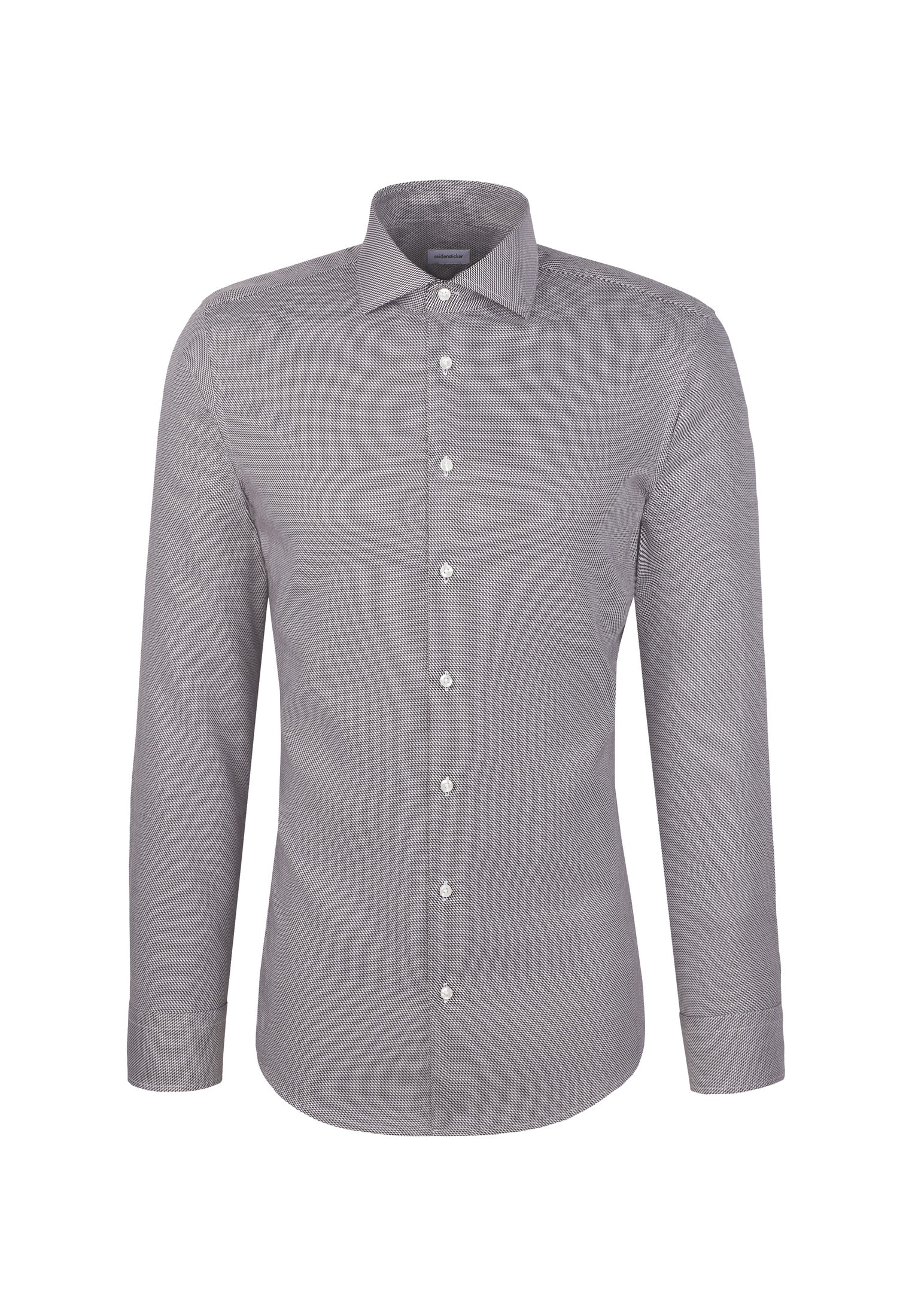 seidensticker Businesshemd »Schwarze Rose« Slim 1/1 Kentkragen Struktur