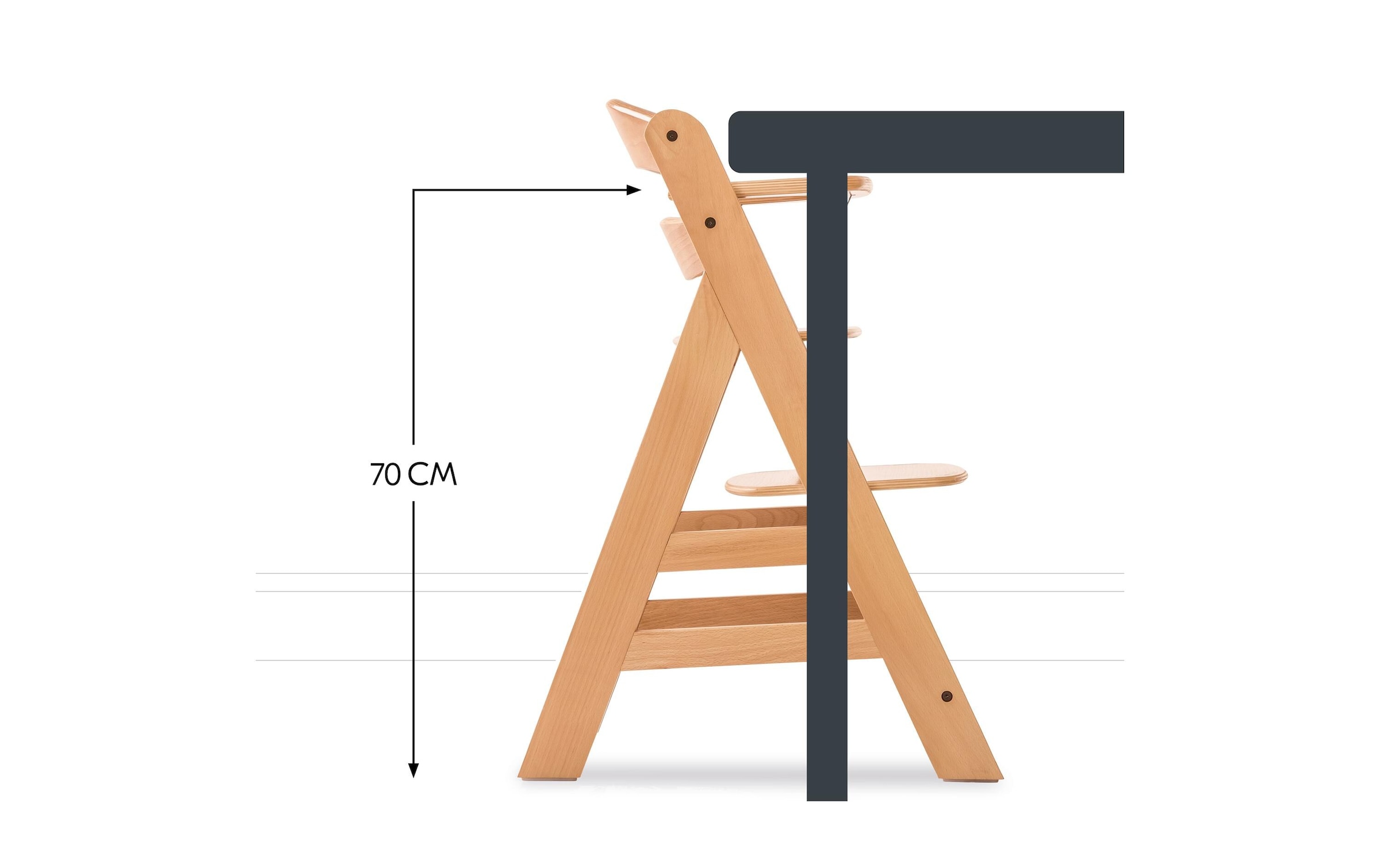 Hauck Hochstuhl »Hochstuhl Alpha+ Pro, mit Newborn-Aufsatz« () dieses Produkt besteht aus FSC®-zertifiziertem Material