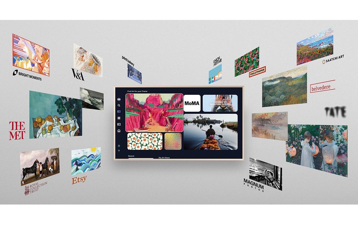 Samsung QLED-Fernseher »QE65LS03FW« 163 cm/65 ″