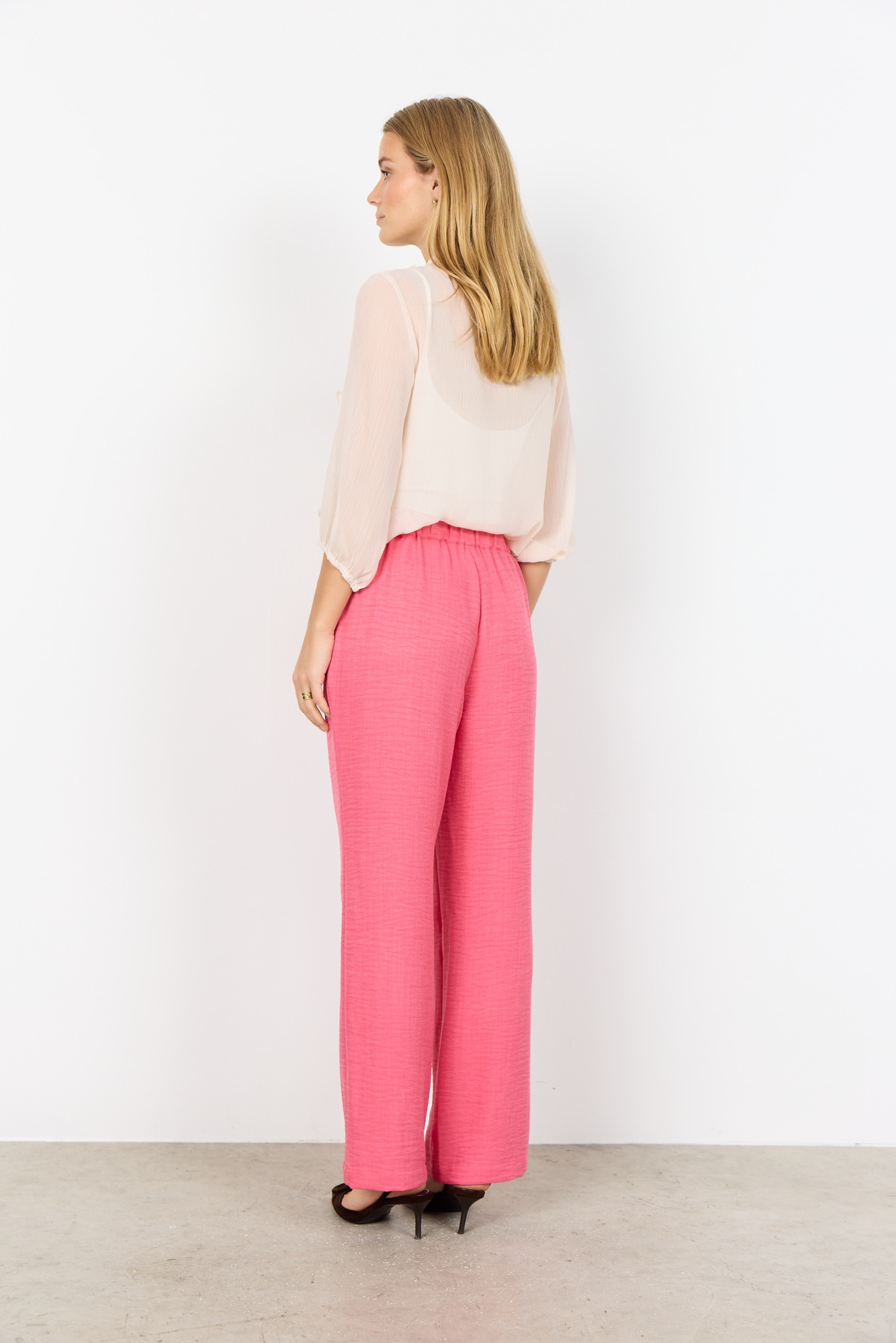 soyaconcept Schlupfhose »SC-CHARISSA 3-C«  aus Polyester, langer Schnitt, elastischer Bund, pflegeleicht