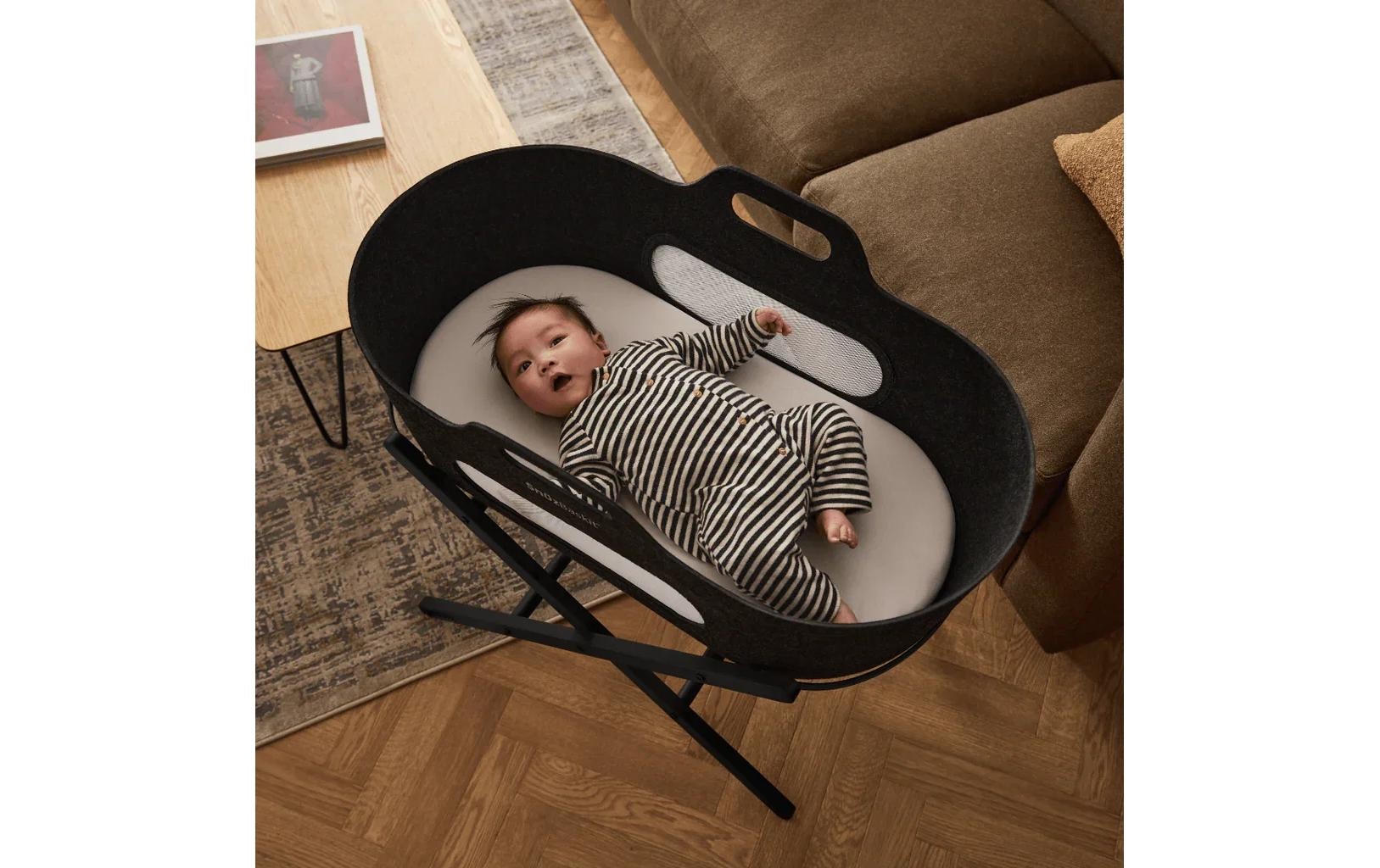   Lit bébé »Snüz Baskit Moseskorb & Ständer Set«