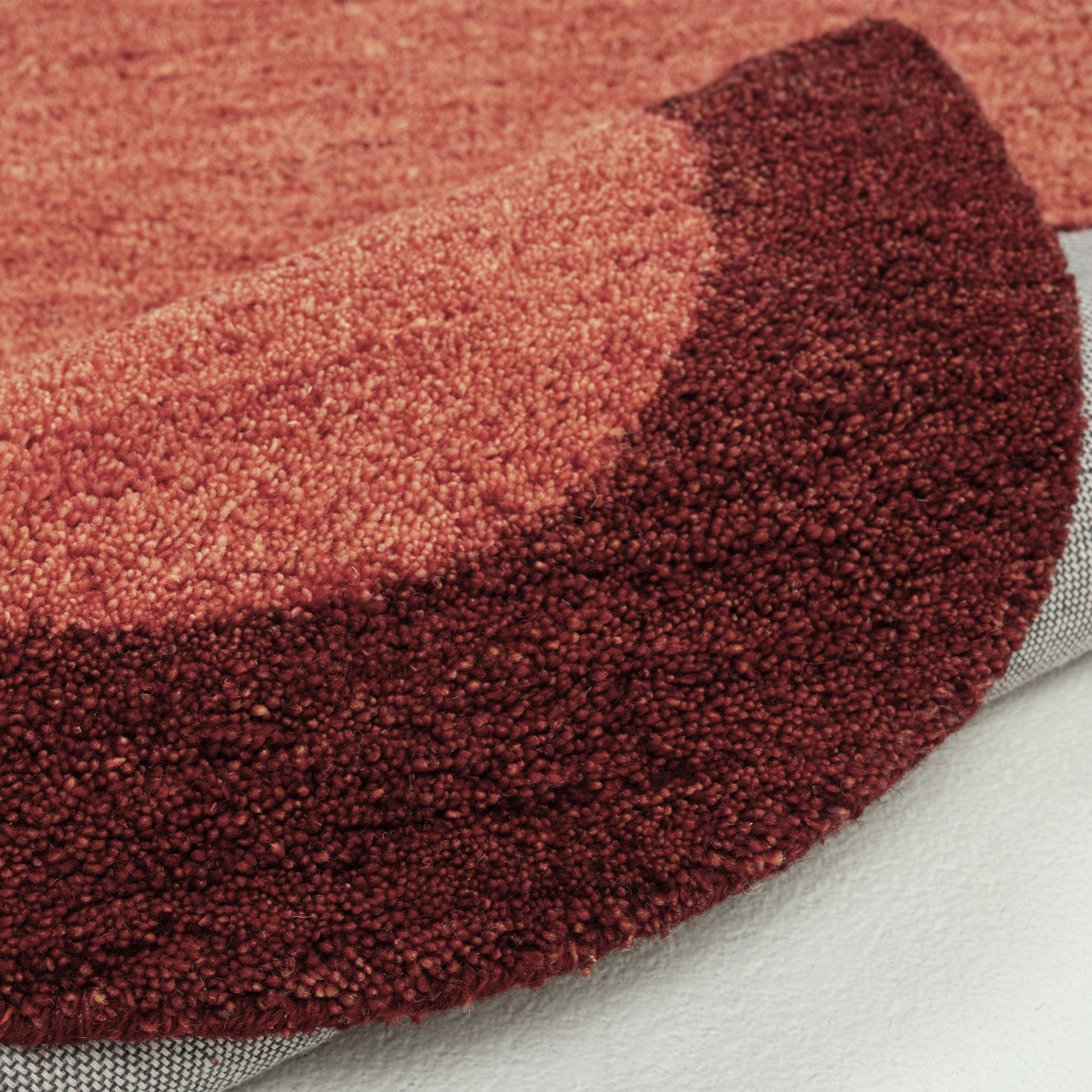 THEKO Tapis en laine »Gabbeh Super, Handweb, Teppich, Bordüre, reine Wolle« ovale 9 mm Höhe Schlafzimmer, Wohnzimmer, Esszimmer, auch als Läufer, eckig  oder rund