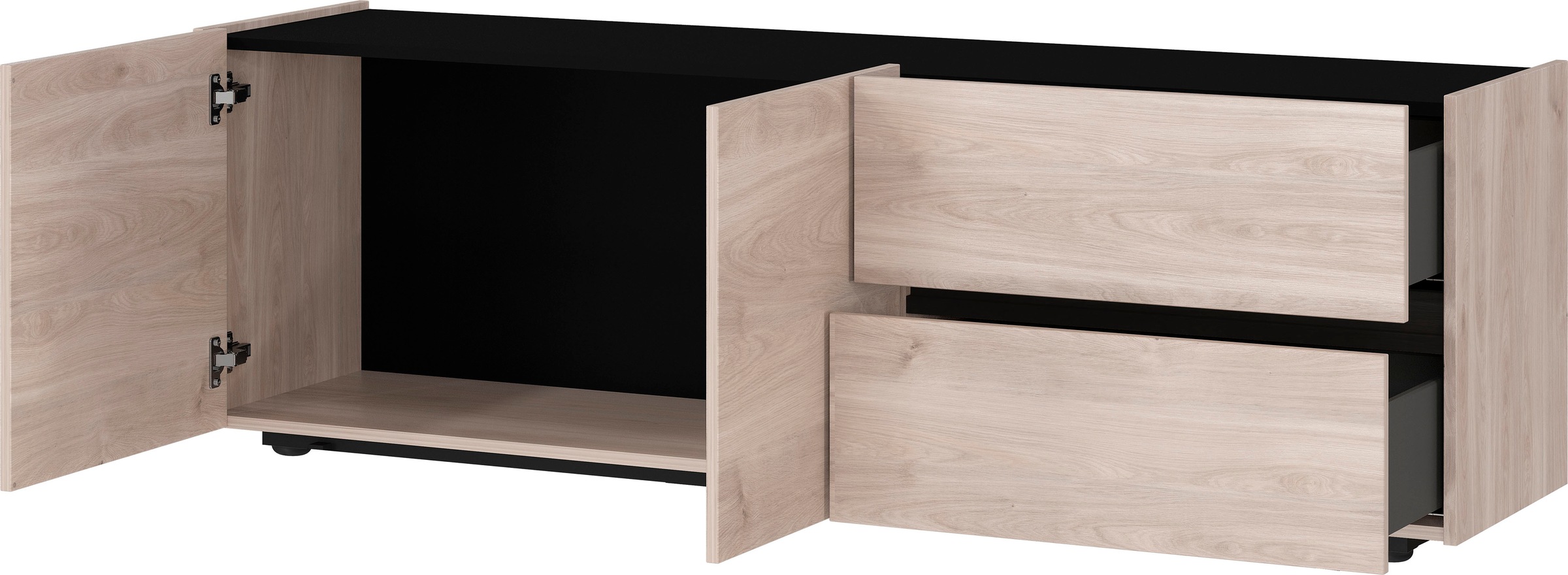 GERMANIA Lowboard »Cantoria« Türen mit Soft close-Funktion, griffloses Design