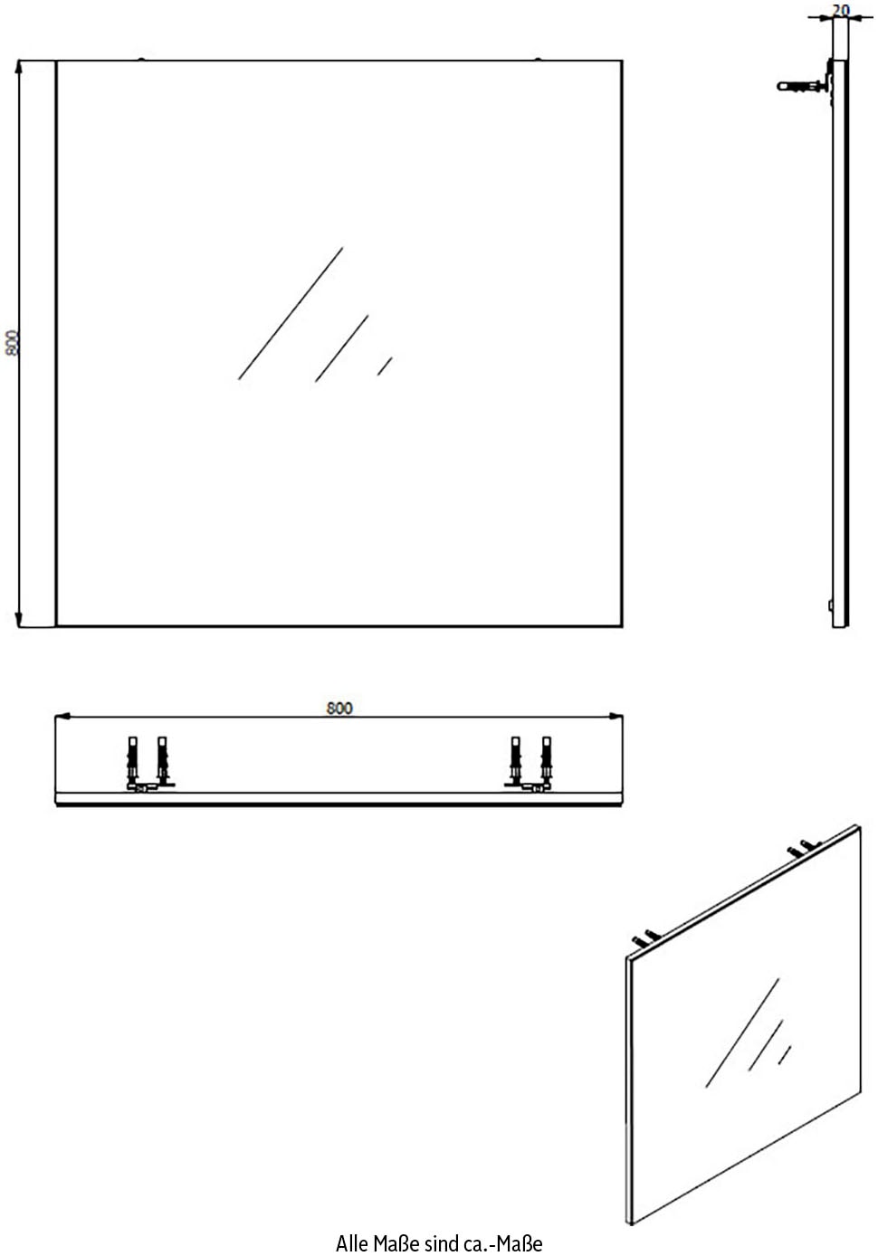 INOSIGN Miroir »Sardinia«
