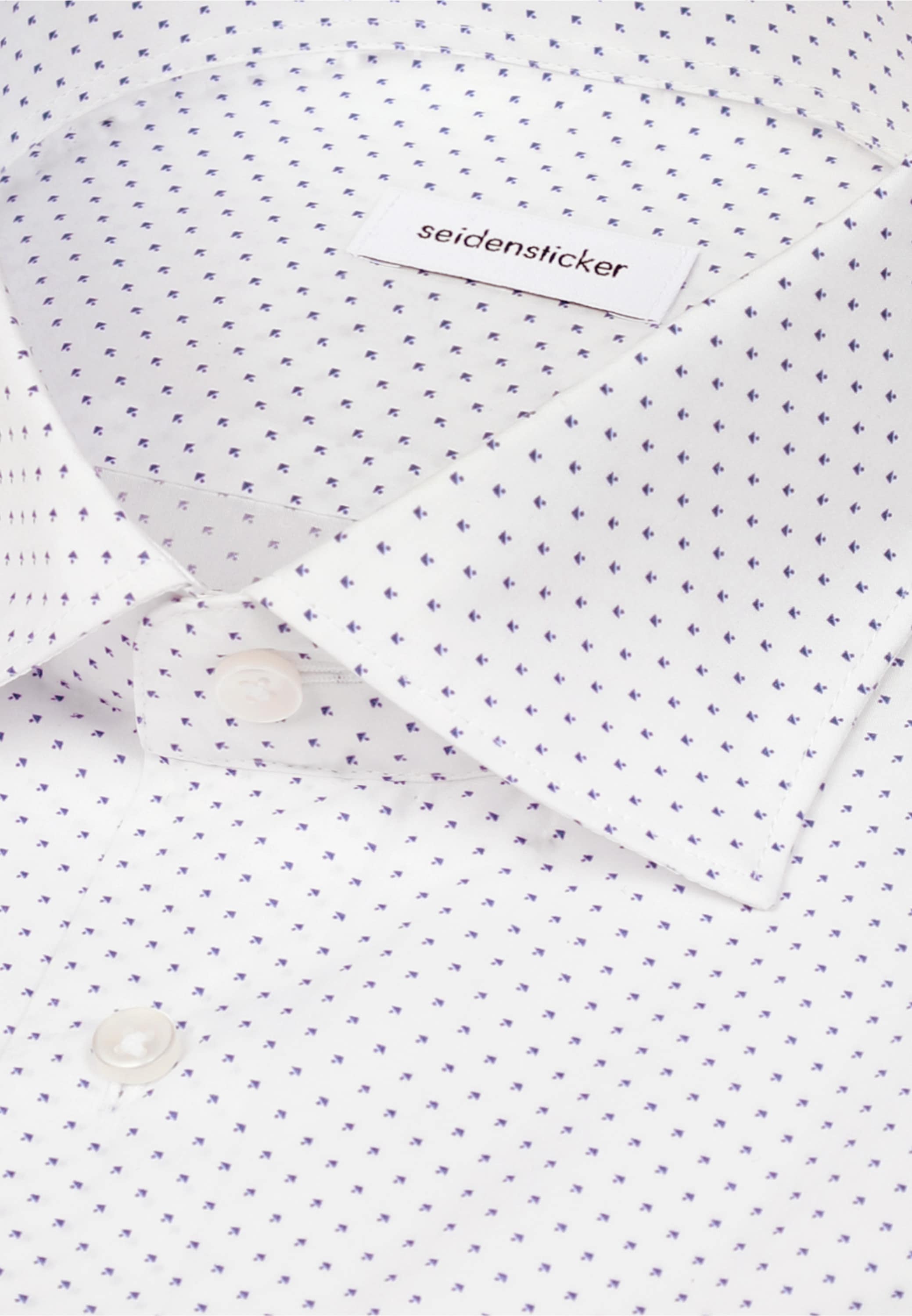 seidensticker Chemise d'affaires »Schwarze Rose« Slim 1/1 Kentkragen Druck