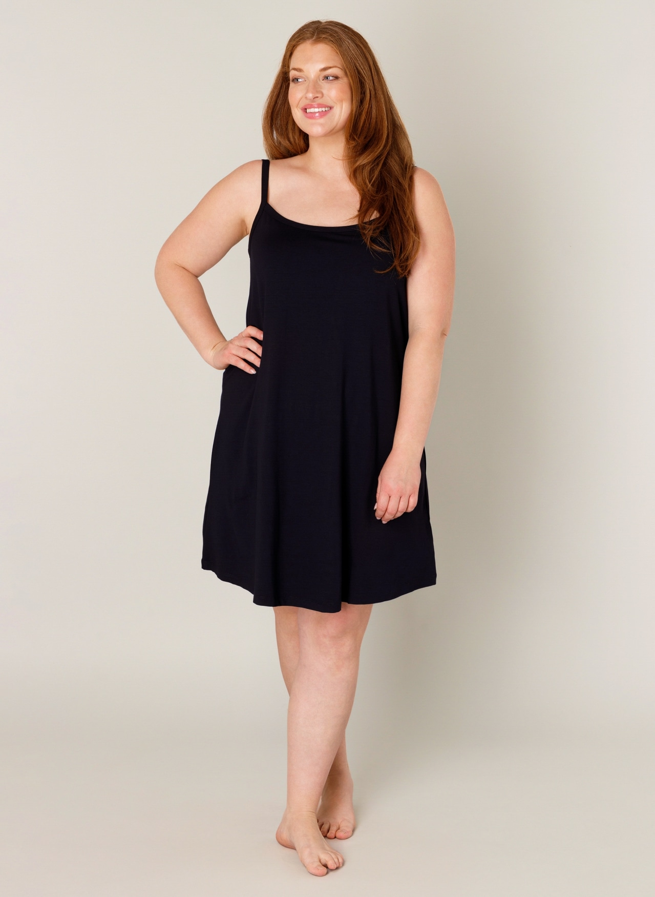 Base Level Curvy Robe à bretelles »Alissa« Verstellbare Träger