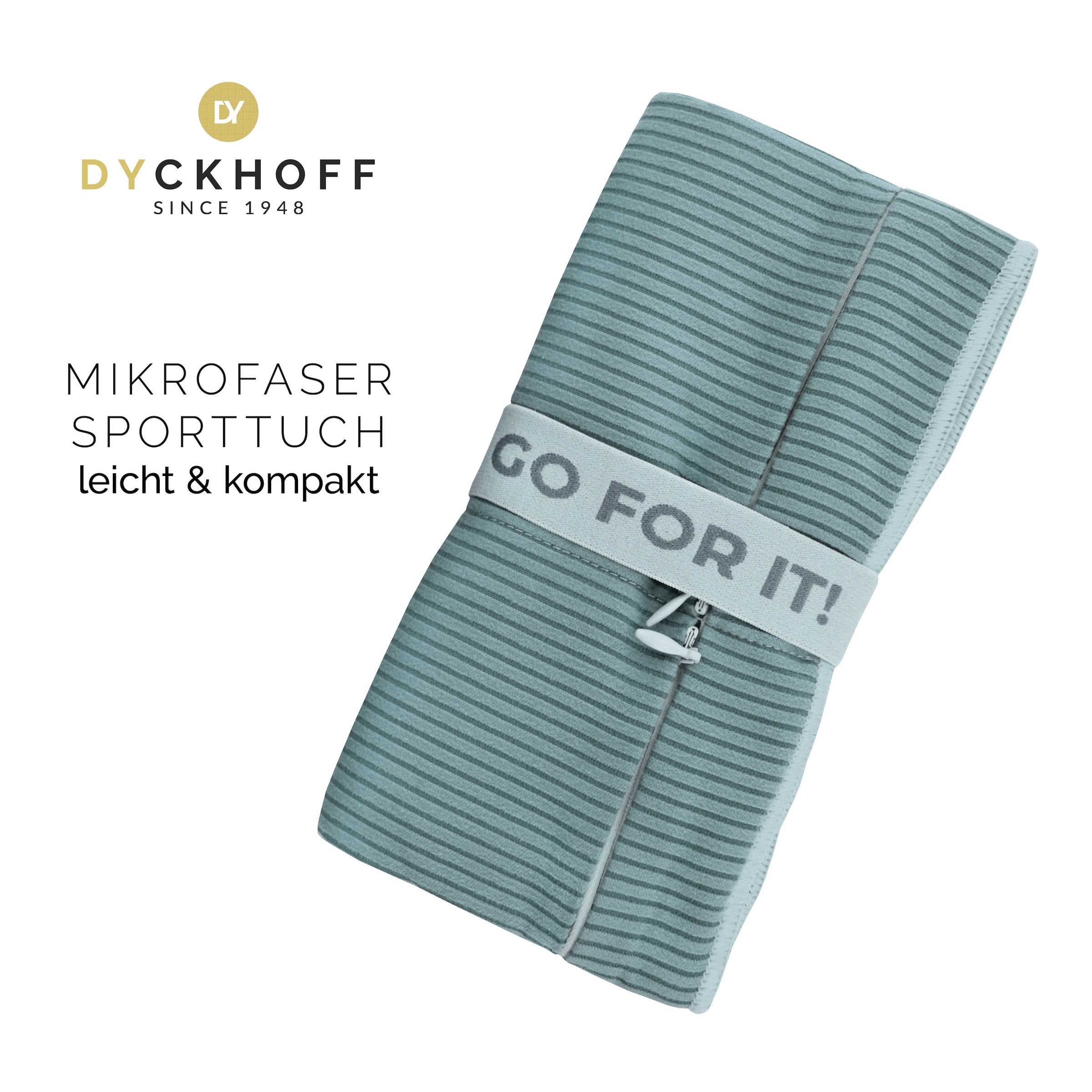 Dyckhoff Serviette de bain »Mikrofaser Sporttuch Struktur« Avec capuche à enfiler, séchage rapide, léger, poche zippée