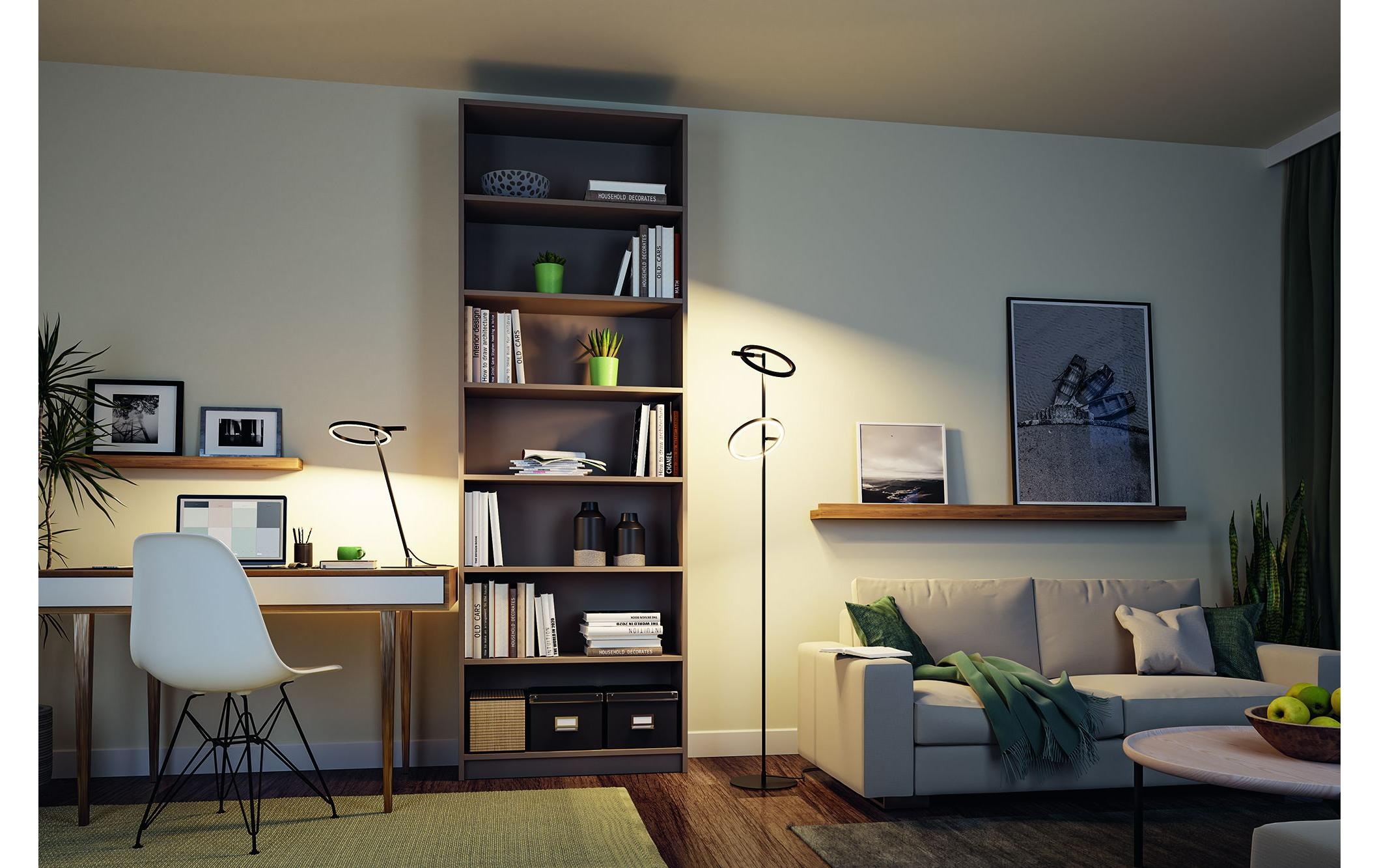 Paulmann LED Schreibtischlampe »Paulmann Schreibtischleuchte Schreibtischleuchte Odila« LED-Modul warmweiss - kaltweiss