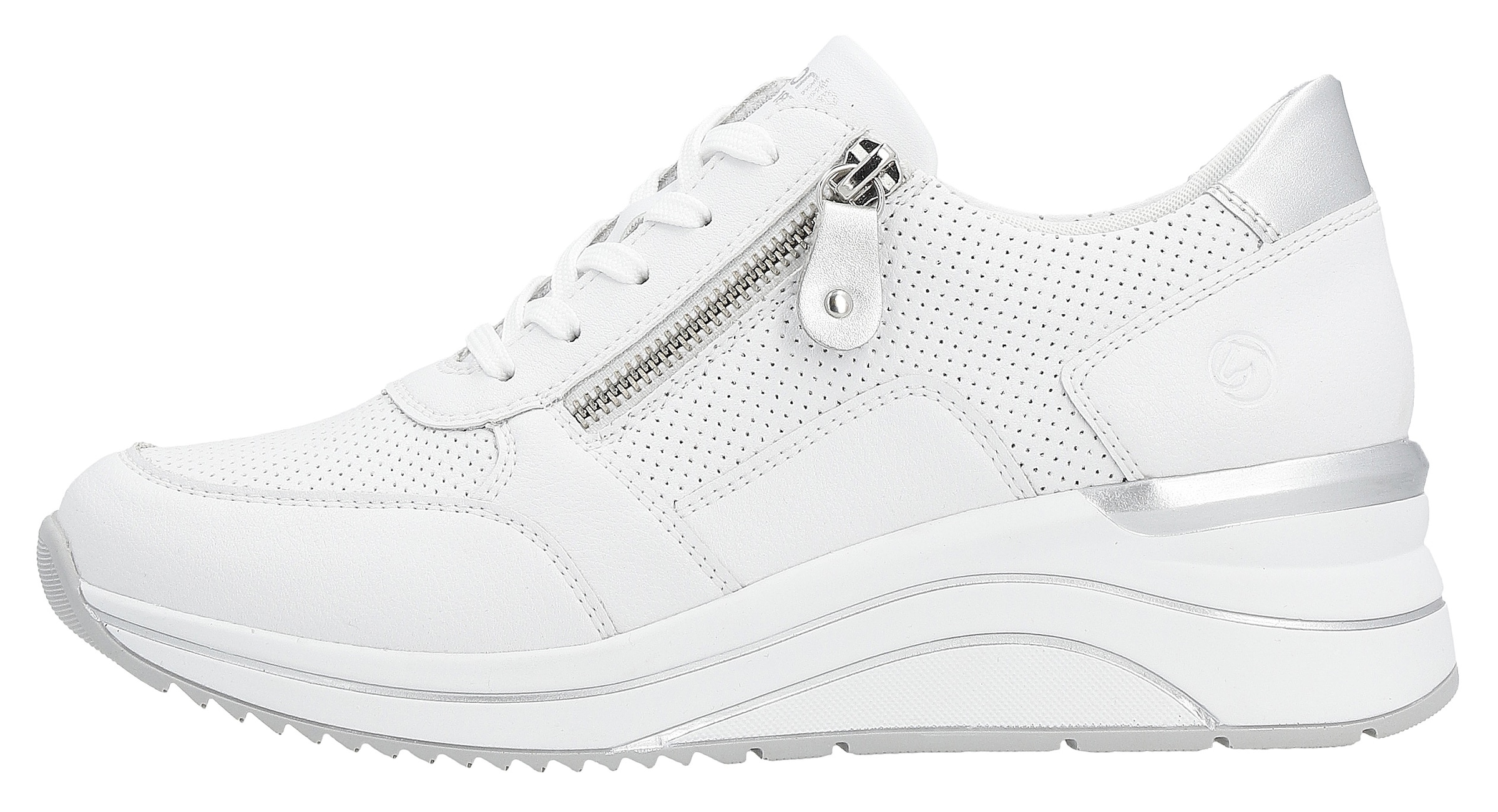 Remonte Keilsneaker  , Freizeitschuh, Halbschuh, Schnürschuh mit Schaftrandpolsterung