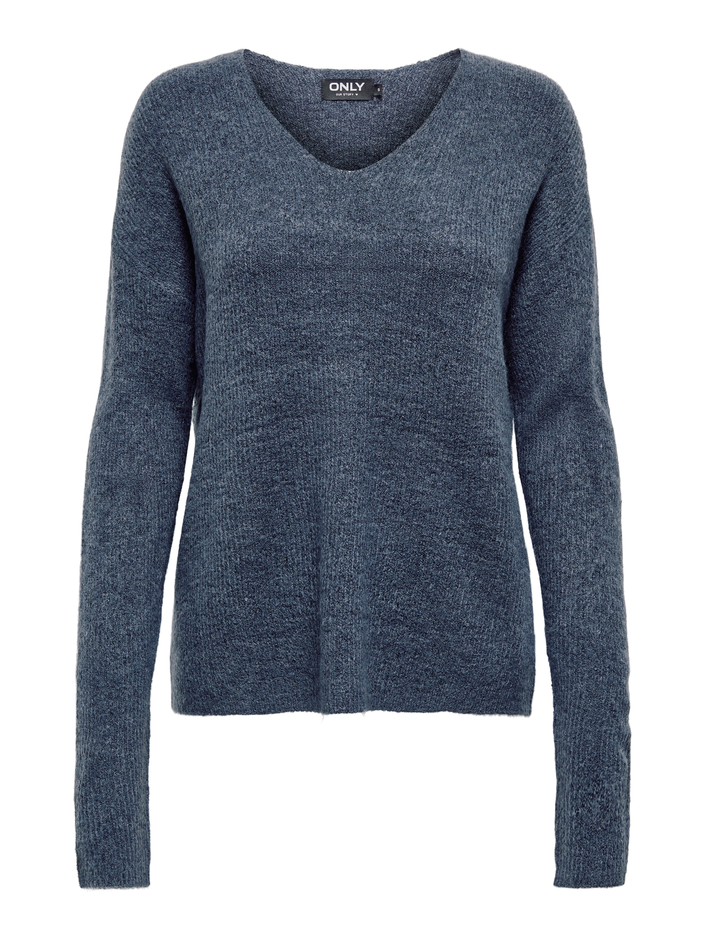 ONLY V-Ausschnitt-Pullover »ONLCAMILLA V-NECK L/S PULLOVER KNT NOOS« Materialmix, regular fit