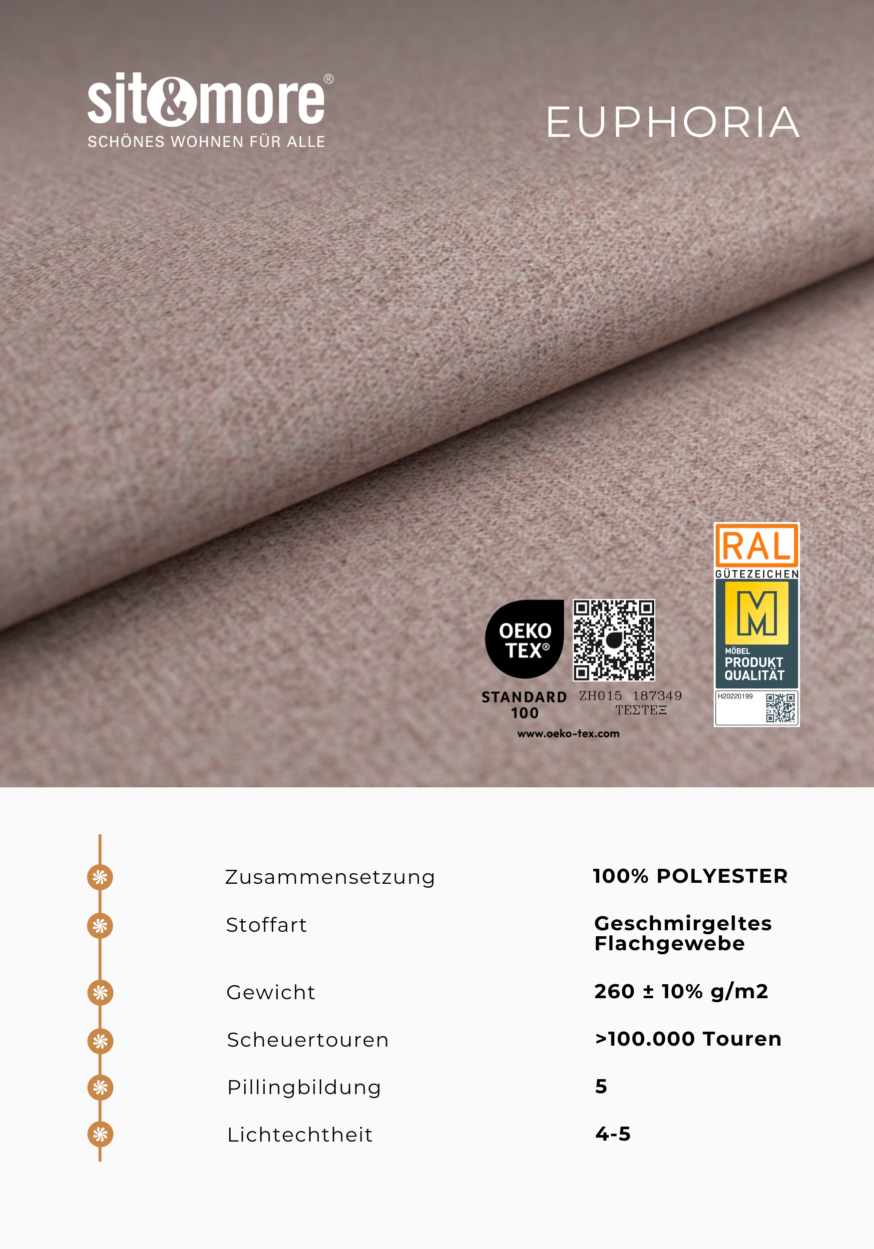 sit&more Ecksofa »Cabrio L-Form, B: 274 cm, mit Sitztiefen-, Arm- & Kopfteilverstellung« 3 Nierenkissen, Federkern, optional Schlaffunktion und Stauraum