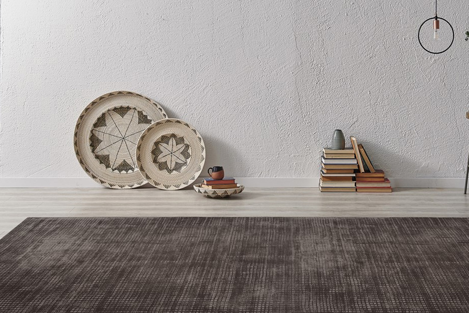 Padiro Tapis »Bridget 125« Rectangulaire 10 mm Höhe Velours ras, structure haute-basse avec look vintage
