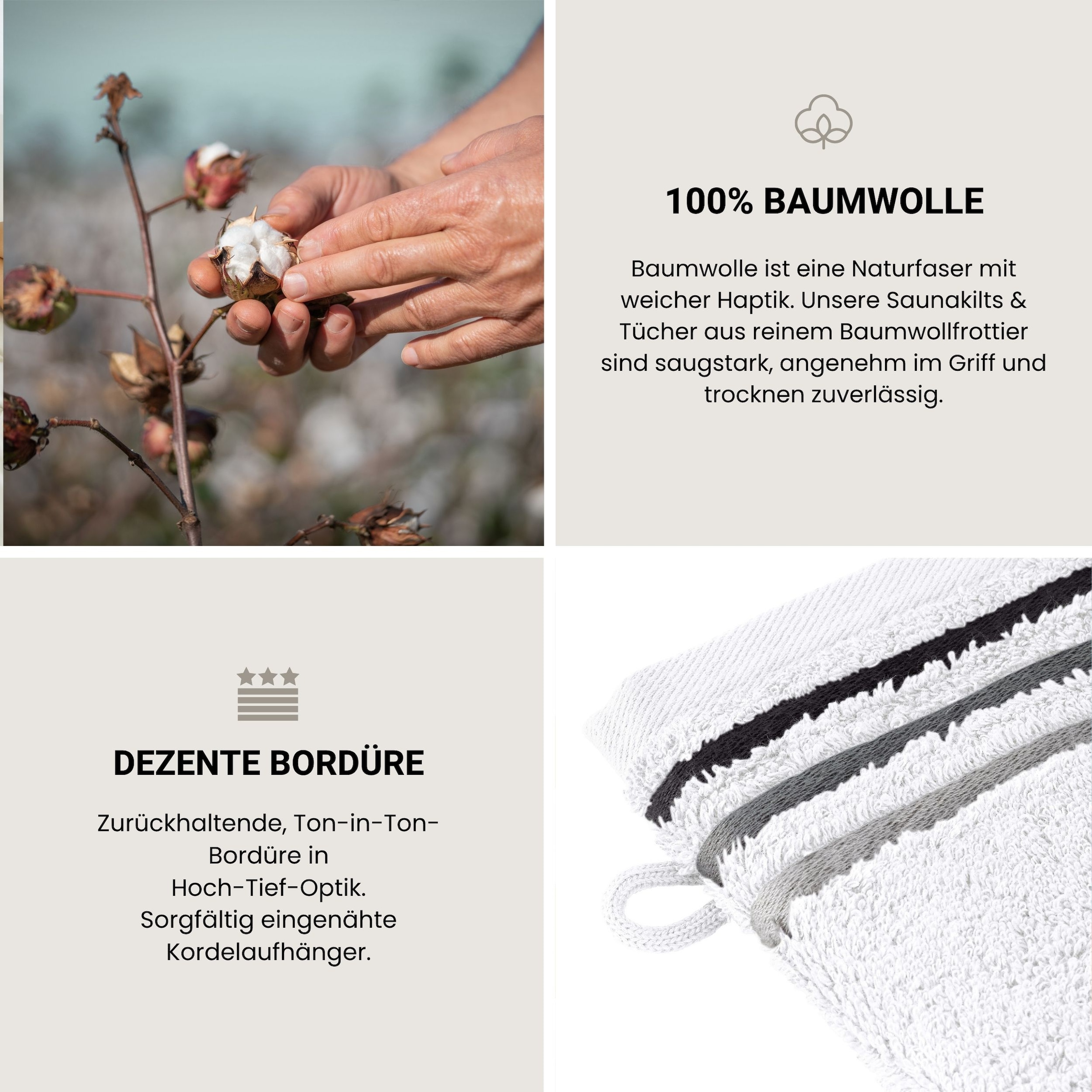 Schiesser Gant de toilette »Skyline Color aus 100 % Baumwolle mit eleganter Streifenbordüre« MADE IN GREEN by OEKO-TEX®