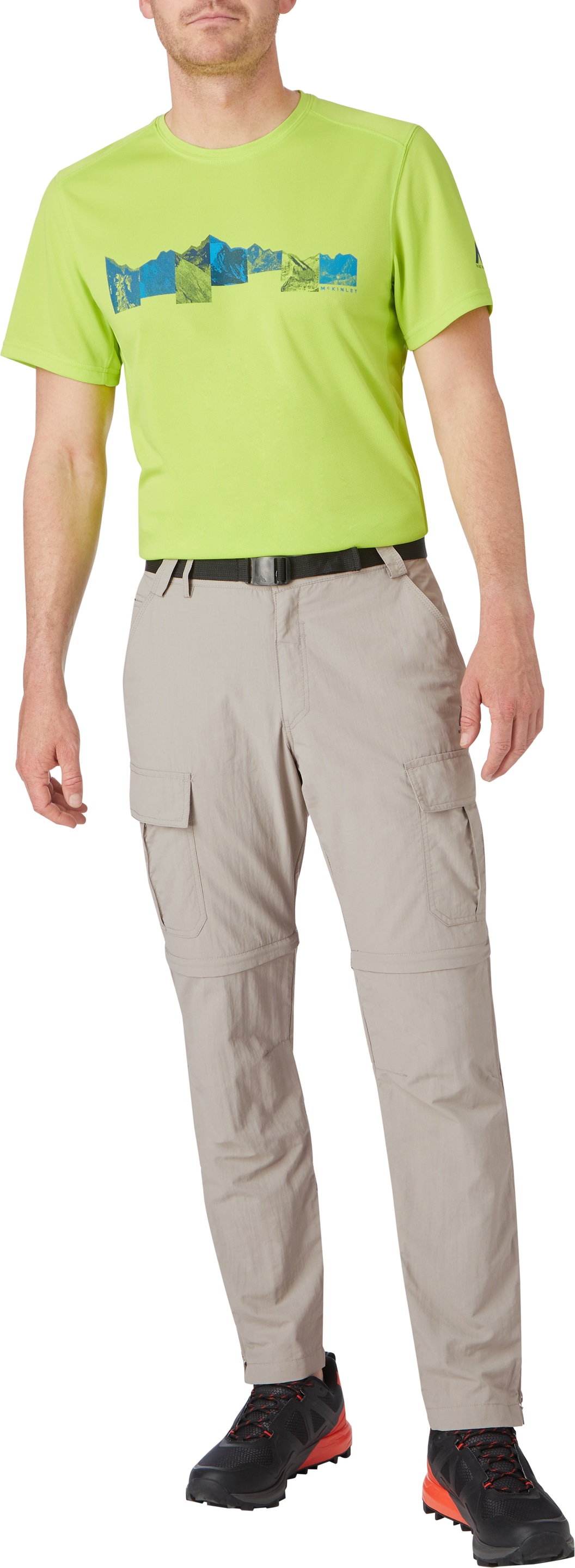 McKINLEY Pantalon de plein air »HE.-ABZIPPHOSE AMITE III MN«  avec jambes zippables, évacuation de l’humidité, séchage rapide