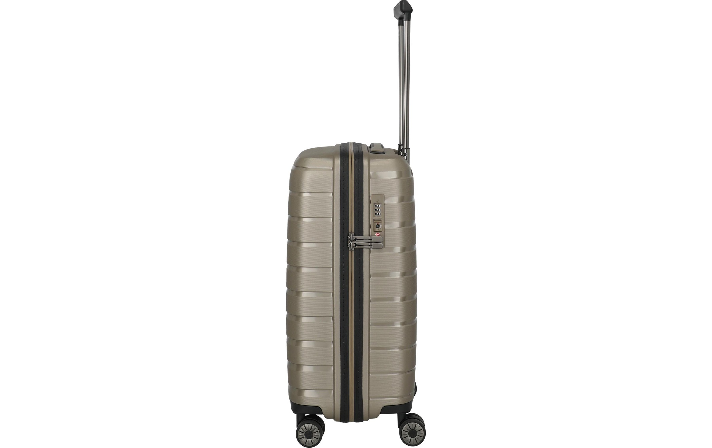 travelite Trolley »AIR BASE Reisekoffer Hartschale« 35 l 4 Rollen kratzresistenter Oberfläche und cleverer Innenaufteilung