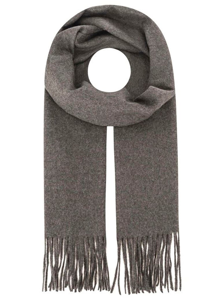 Zwillingsherz Écharpe »"Wollmix Uni"« mit Fransenabschluss