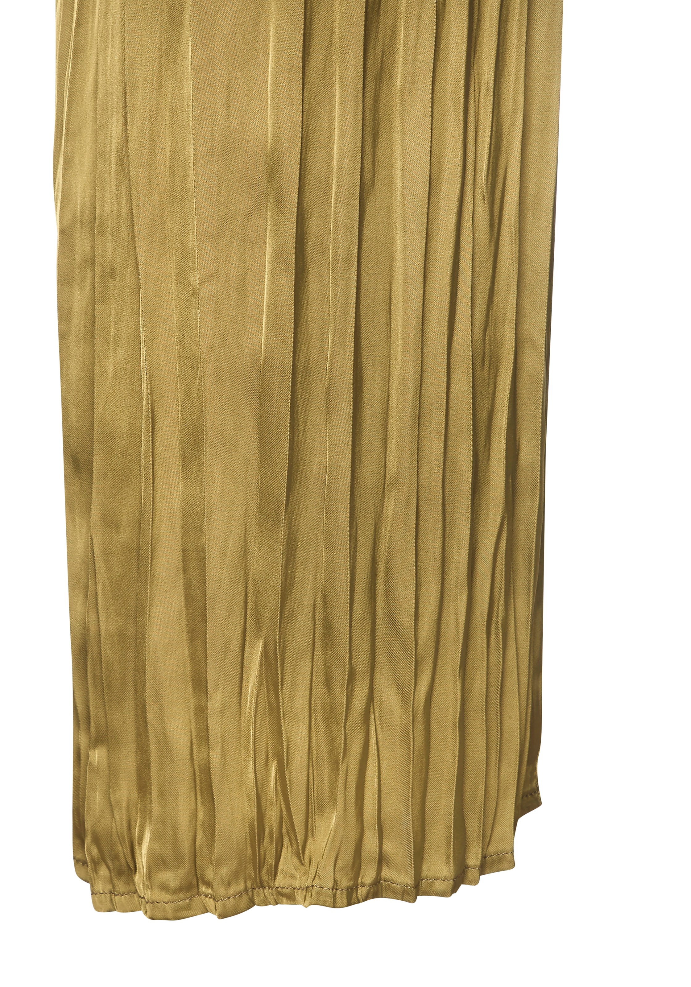 LASCANA Pantalon palazzo »mit weiten, plissierten Hosenbeinen«  avec plis plissés, satin léger, pantalon d'été aéré, élégant