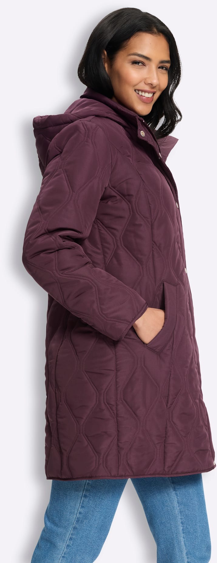 Classic Basics Veste matelassée mit Kapuze