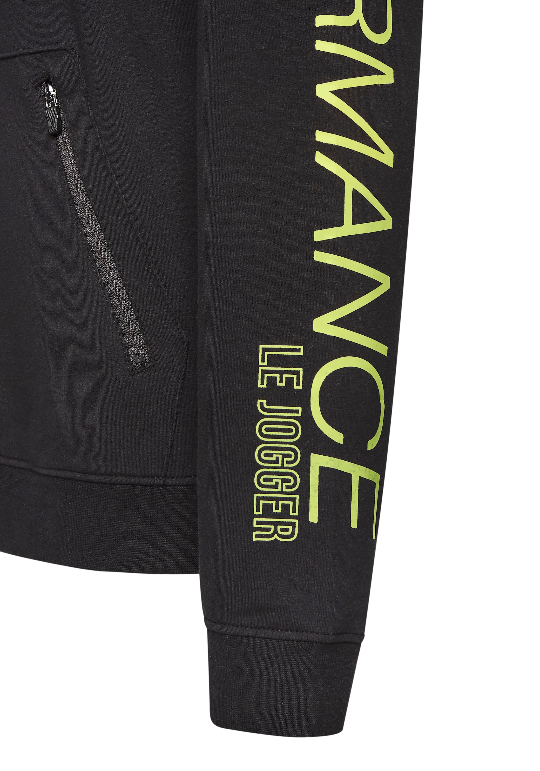 Le Jogger Performance Kapuzensweatshirt , mit praktischen Reissverschlusstaschen
