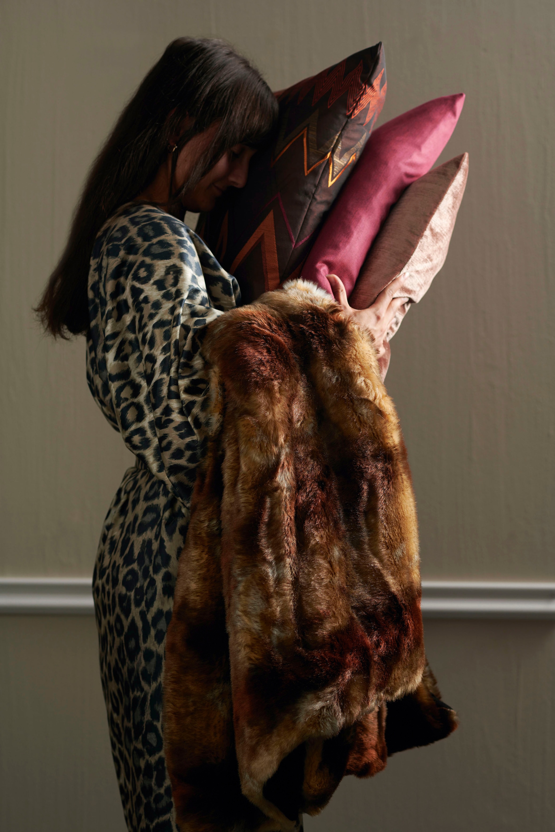 APELT Kimono »Louis« mit Leo-Print