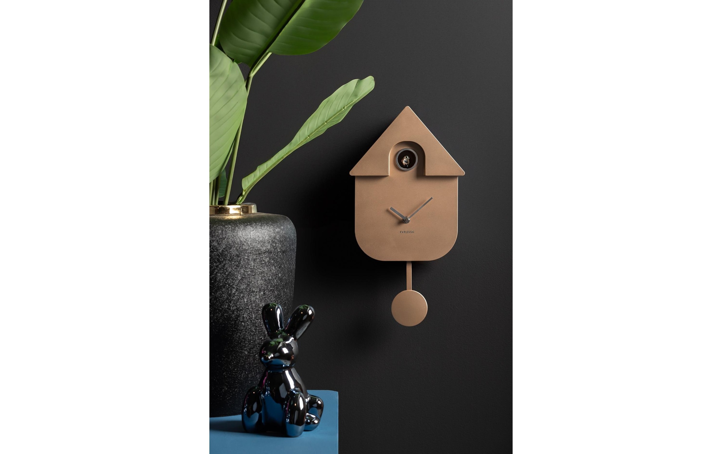 Karlsson Horloge murale »Modern Cuckoo Metallic«