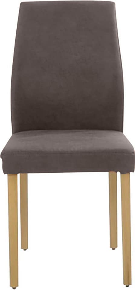 K+W Komfort & Wohnen Chaise à 4 pieds »6193« () avec pieds en bois massif chêne sauvage, dossier courbé