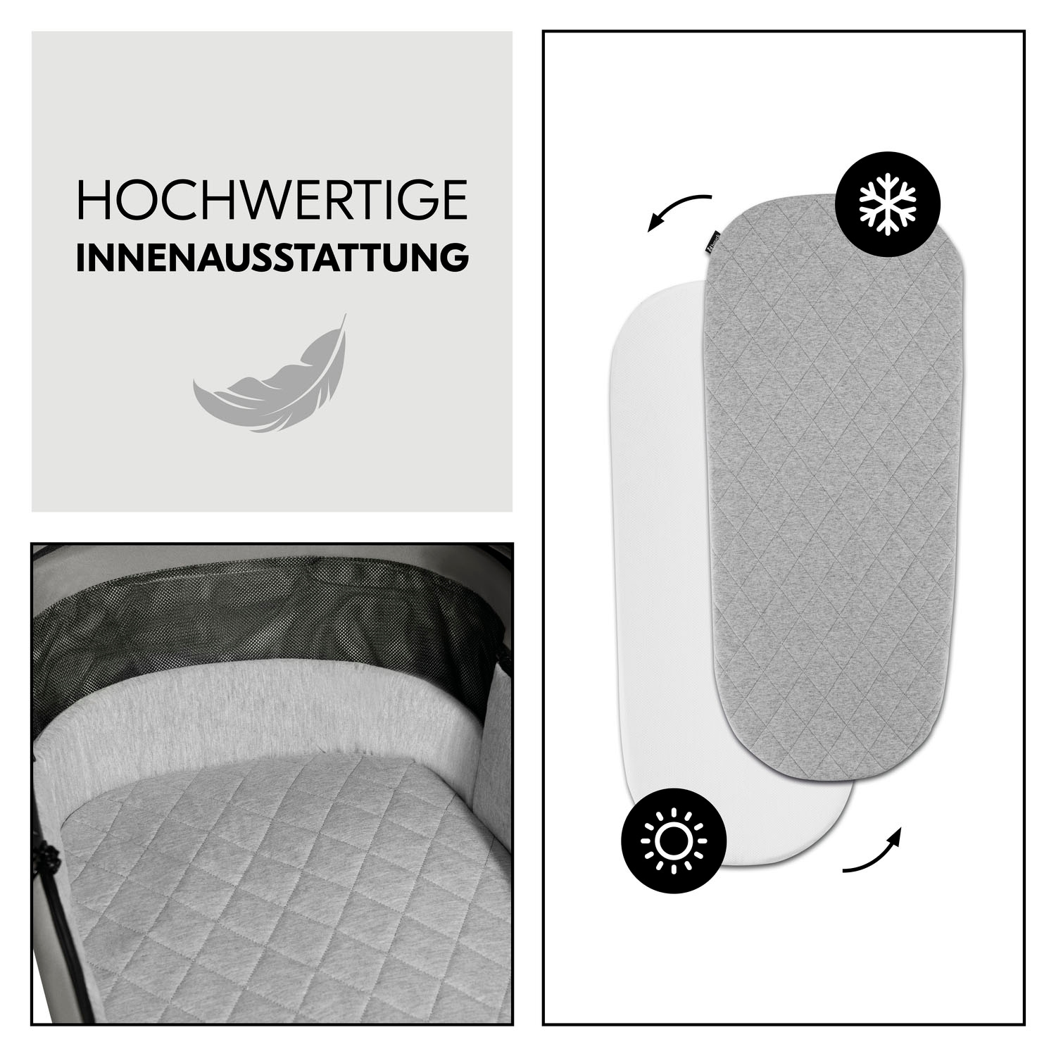 Hauck Kombi-Kinderwagen »Comfort N Care Air« 22 kg Belastbarkeit bis 22 kg