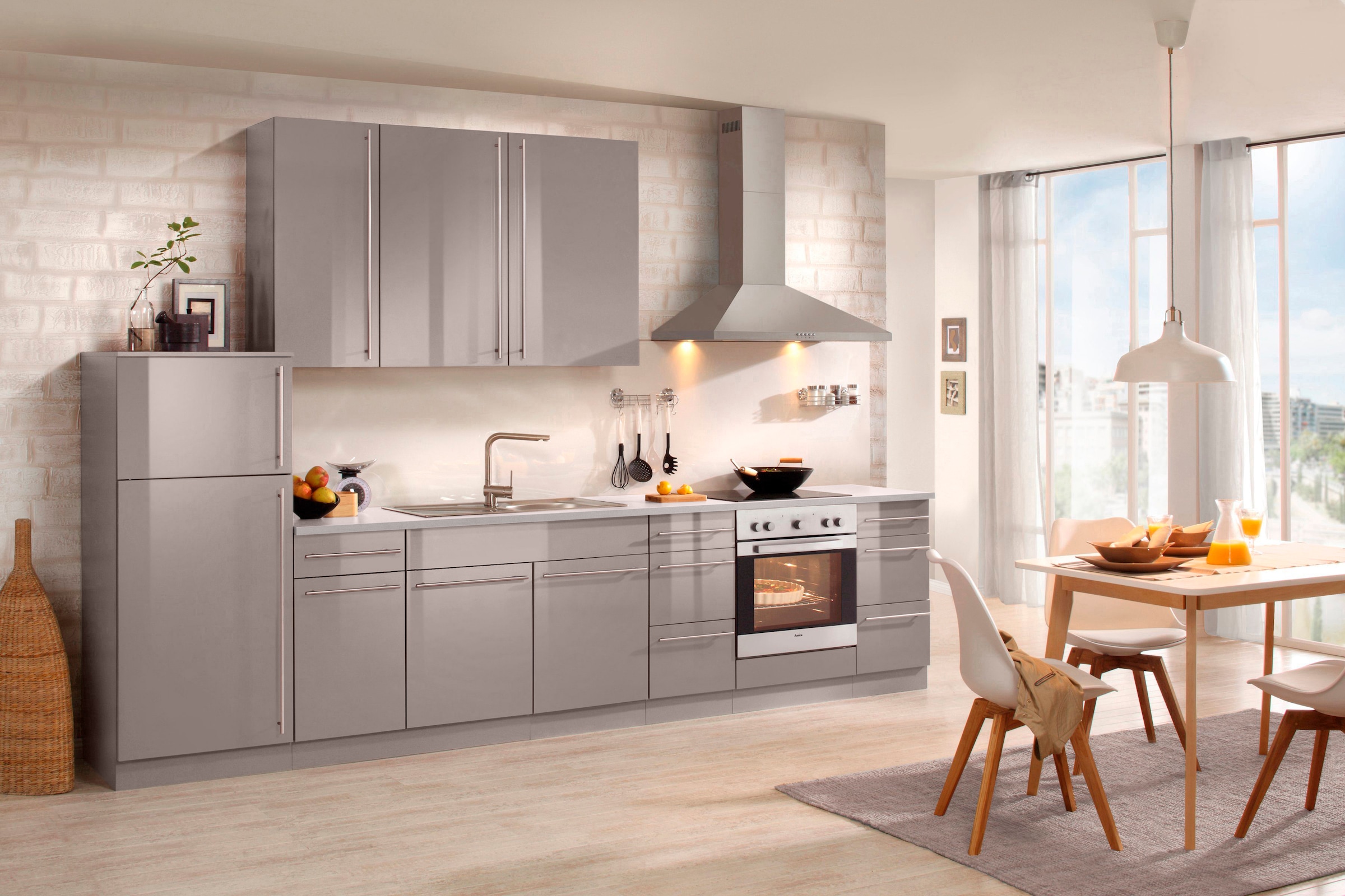 wiho Küchen Hängeschrank »Chicago« 40 cm breit, 90 cm hoch, für viel Stauraum