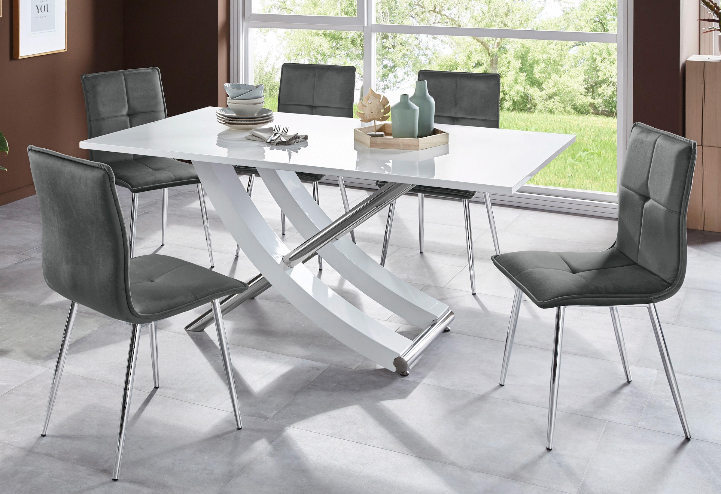 INOSIGN Esstisch »Kaleo, TOPSELLER!« Tisch, Esstisch, OTTOs Choice,  Breite 160 cm, modernes Design, stabil, Hochglanz