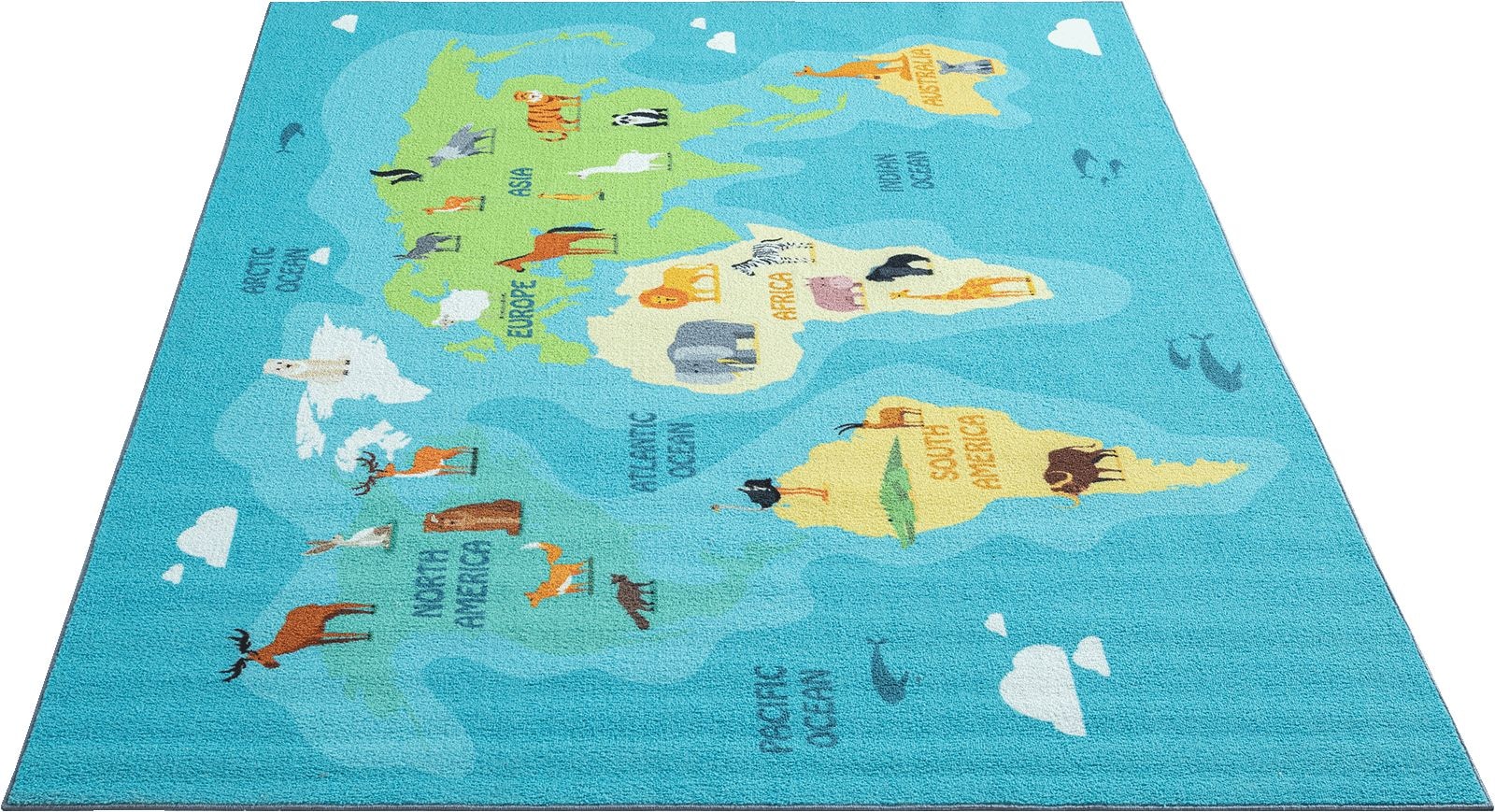 the carpet Tapis »Happy Life« Rectangulaire 4 mm Höhe Life Kinderzimmer Teppich Spielteppich pflegeleicht