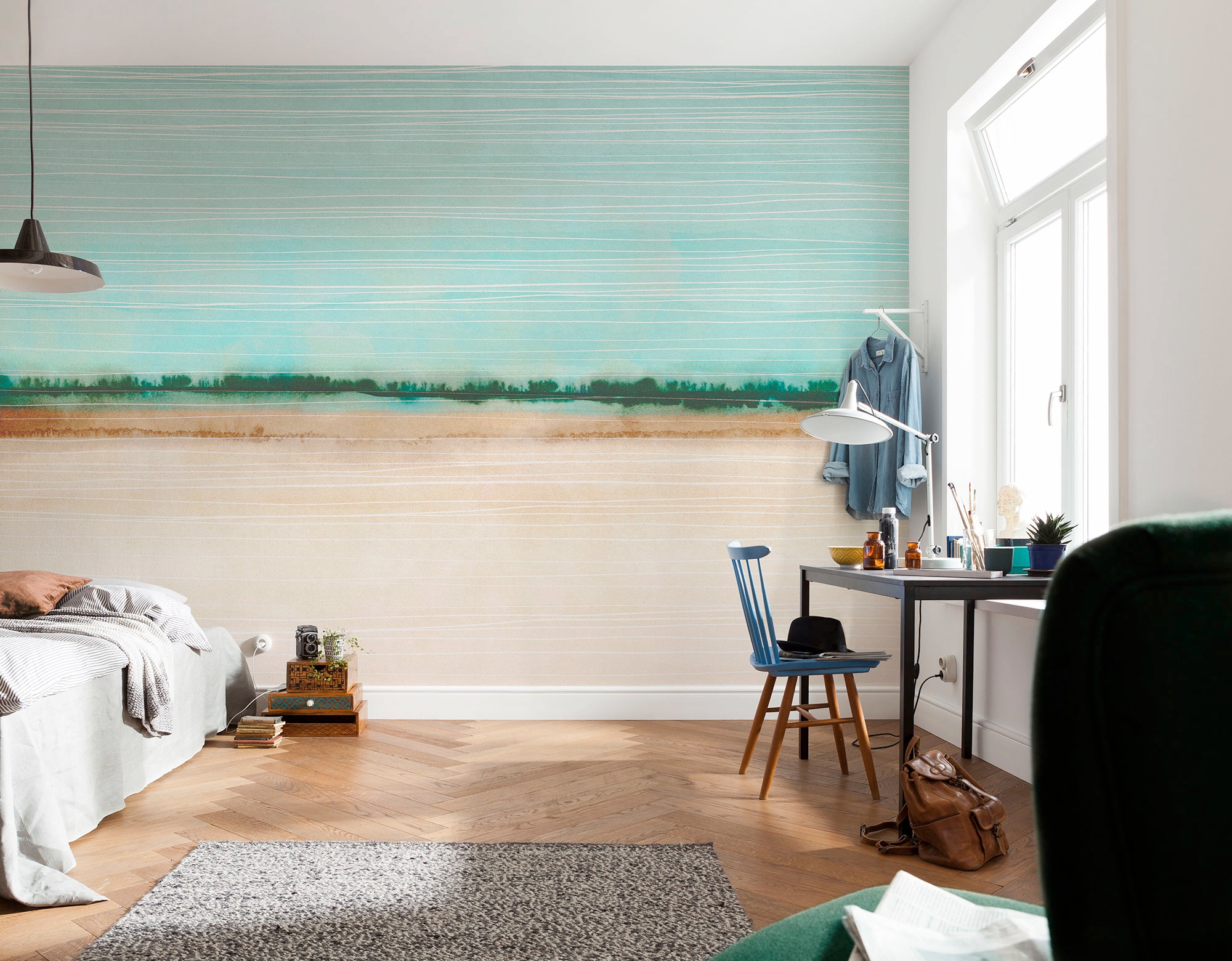 Komar Papier peint intissé »Digitaldruck Vlies -  Drift - Grösse 350 x 250 cm« imprimé Wohnzimmer, Schlafzimmer