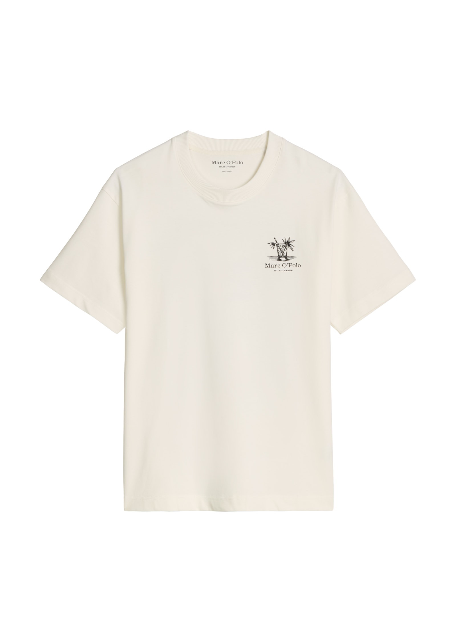 Marc O'Polo T-shirt ample avec imprimé estival dans le dos